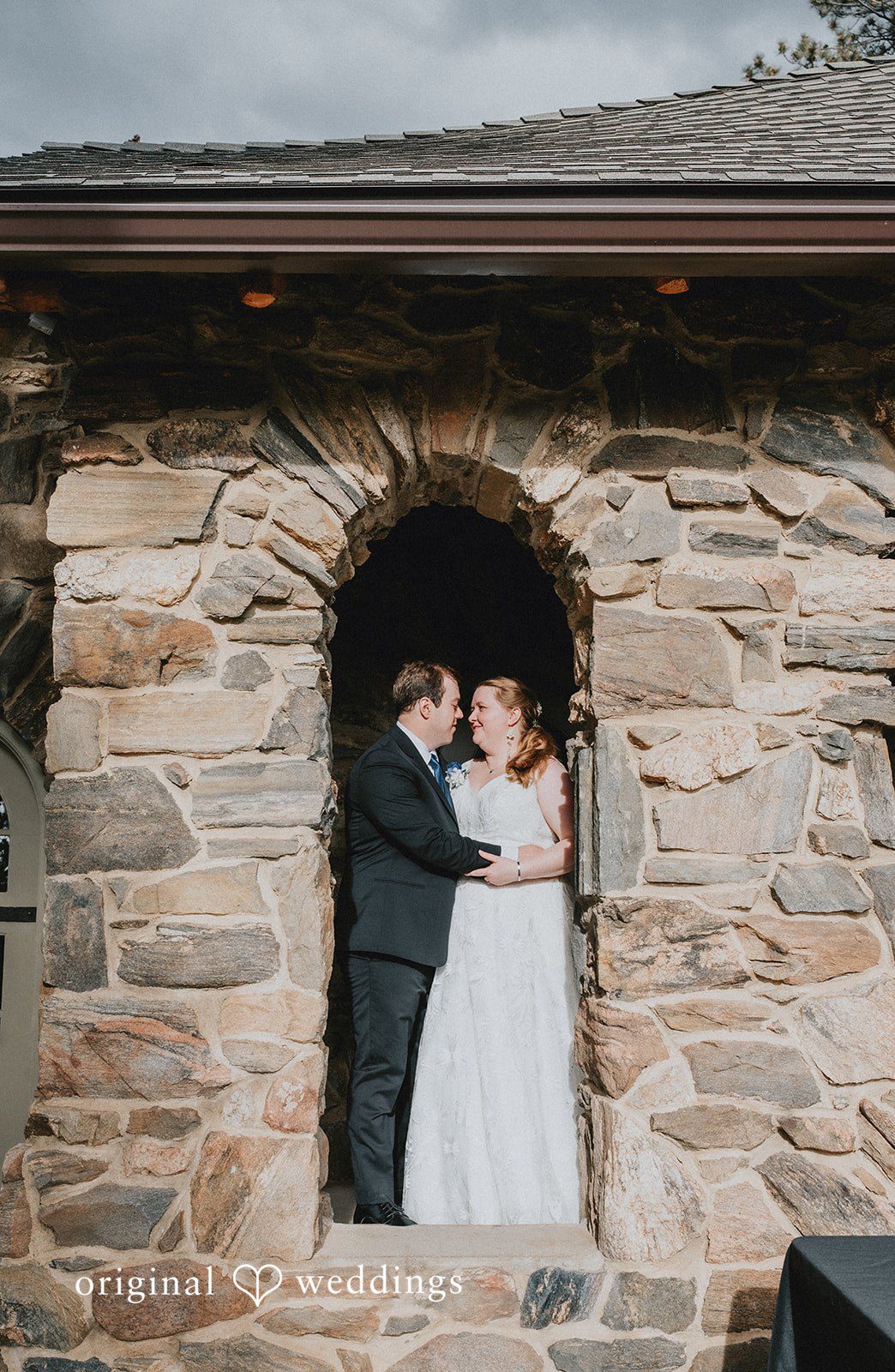 Kelsi + Christian A romantic portrait by the door entrance