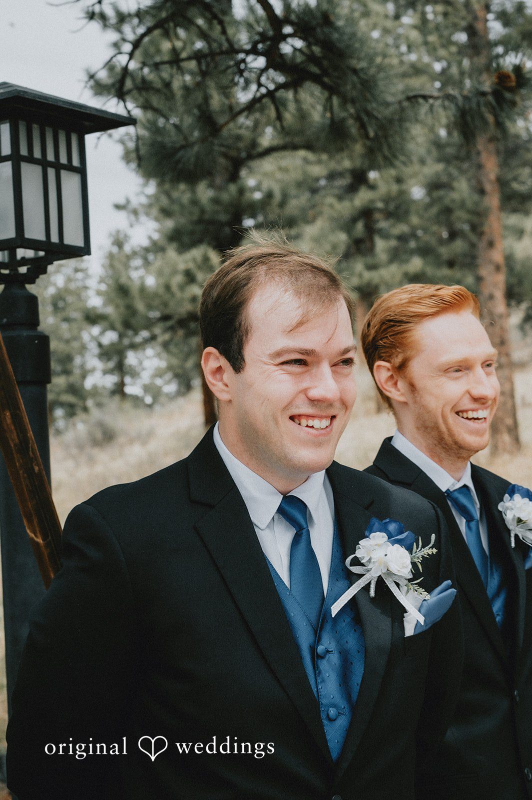 Kelsi + Christian The groom joyfully anticipates the bride