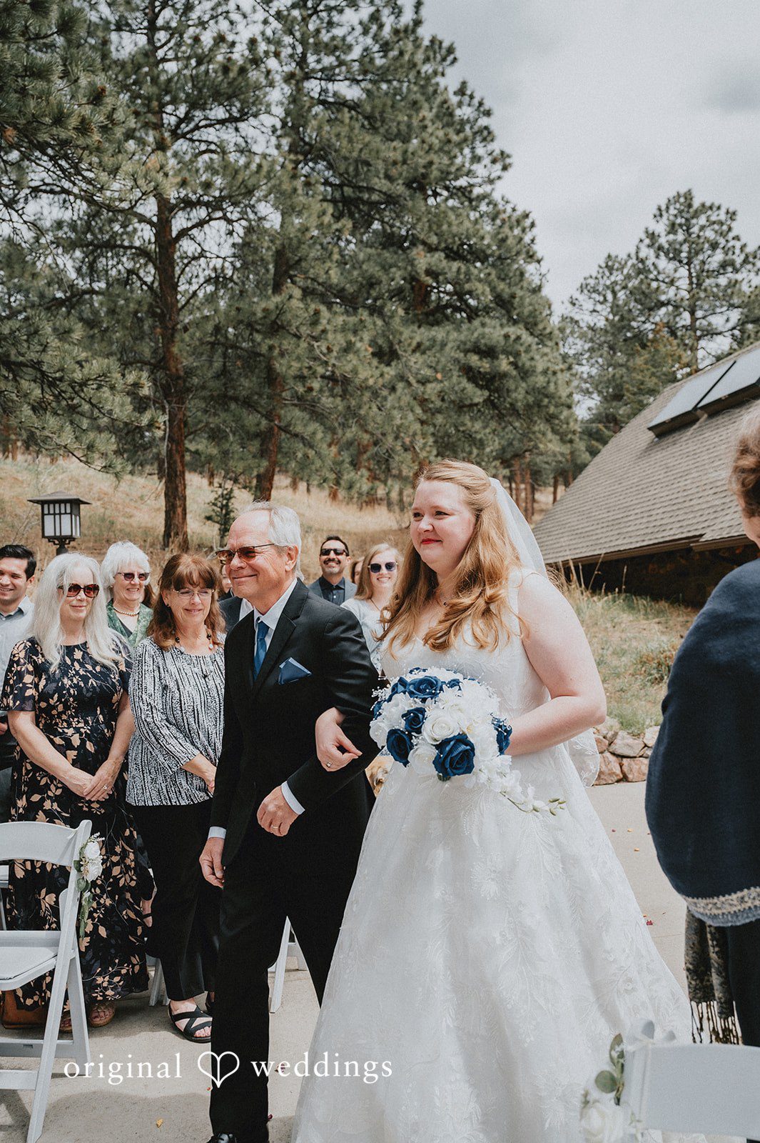 Kelsi + Christian The bride's father walks the bride down the aisle
