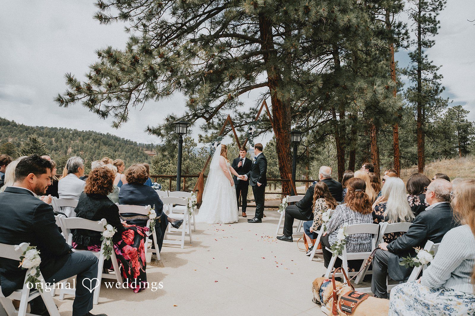 Kelsi + Christian A portrait from the wedding ceremony
