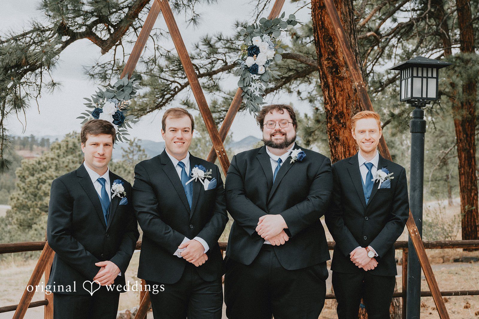 Kelsi + Christian The groom and his groomsmen