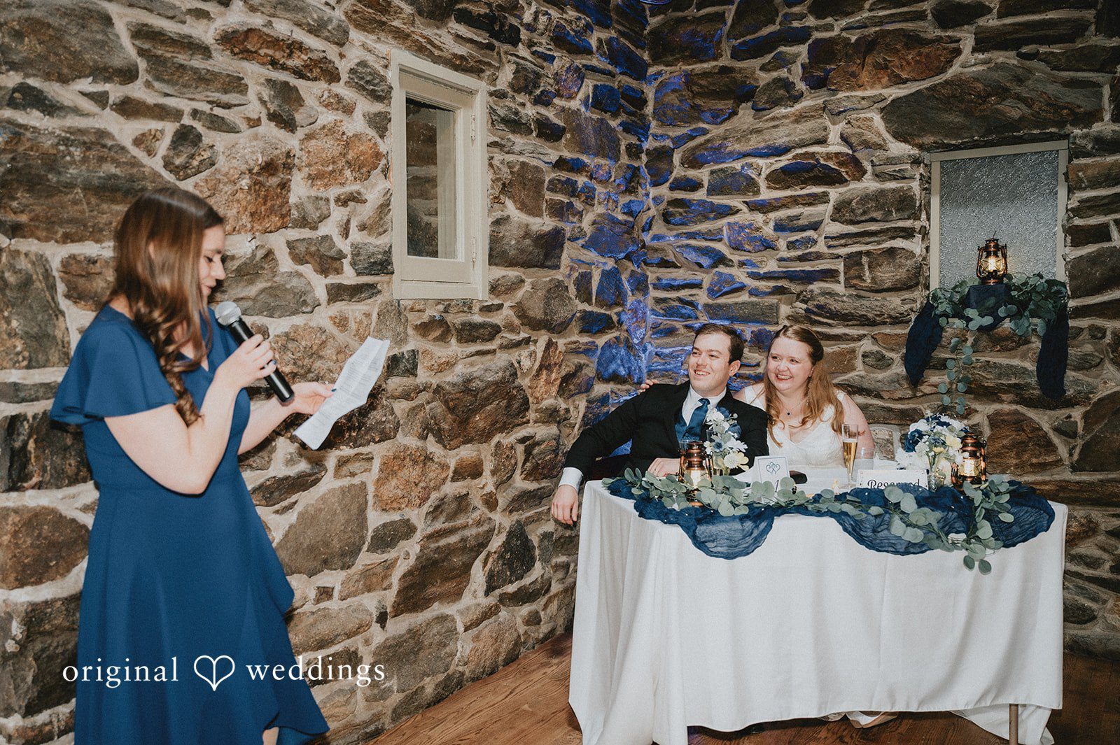 Kelsi + Christian A portrait from the wedding reception