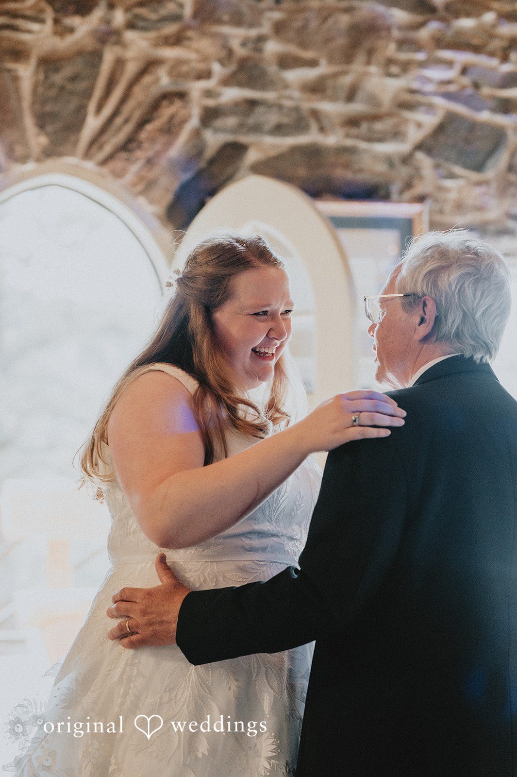 Kelsi + Christian The bride's moment with her dad
