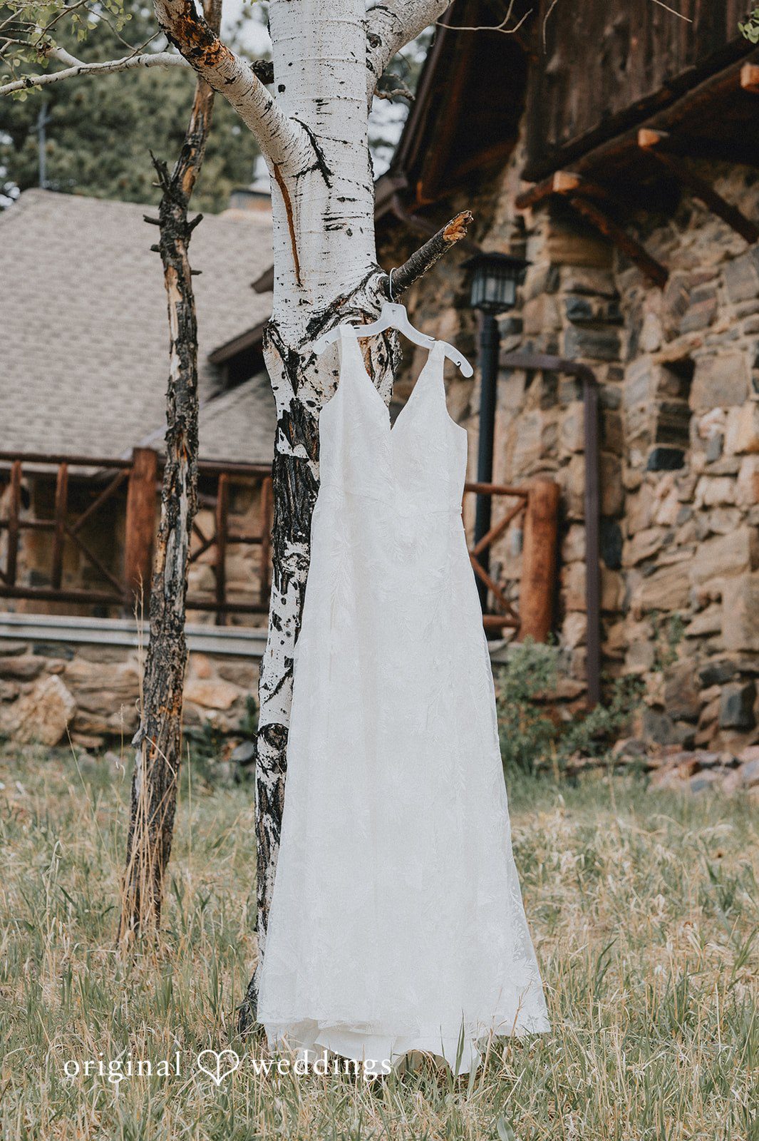 Kelsi + Christian The bride's wedding gown