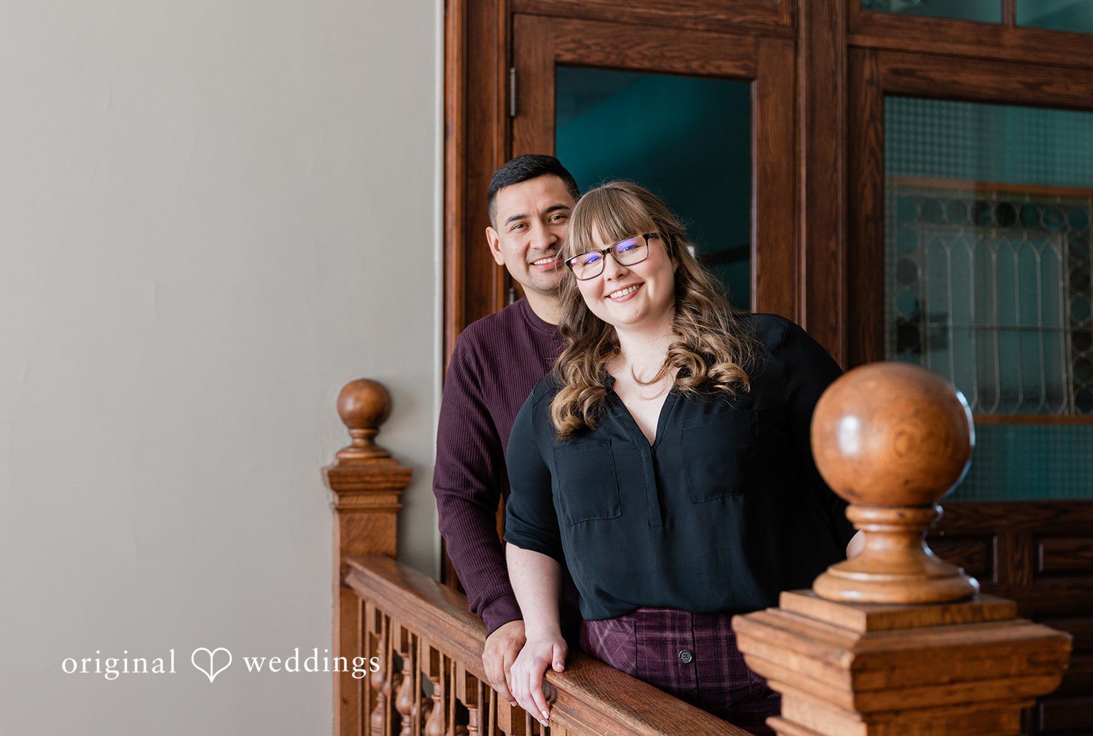 Engagement photography session at Coat Check Coffee by original weddings capturing the lovely moments of couple