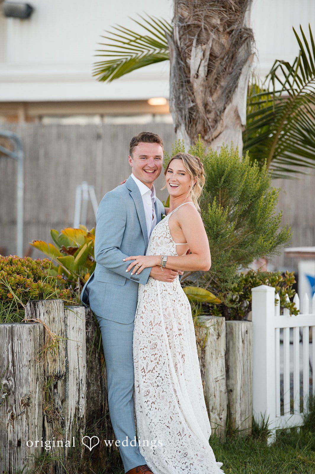 Close up bride and groom portrait at Colorado Cays Yacht Club