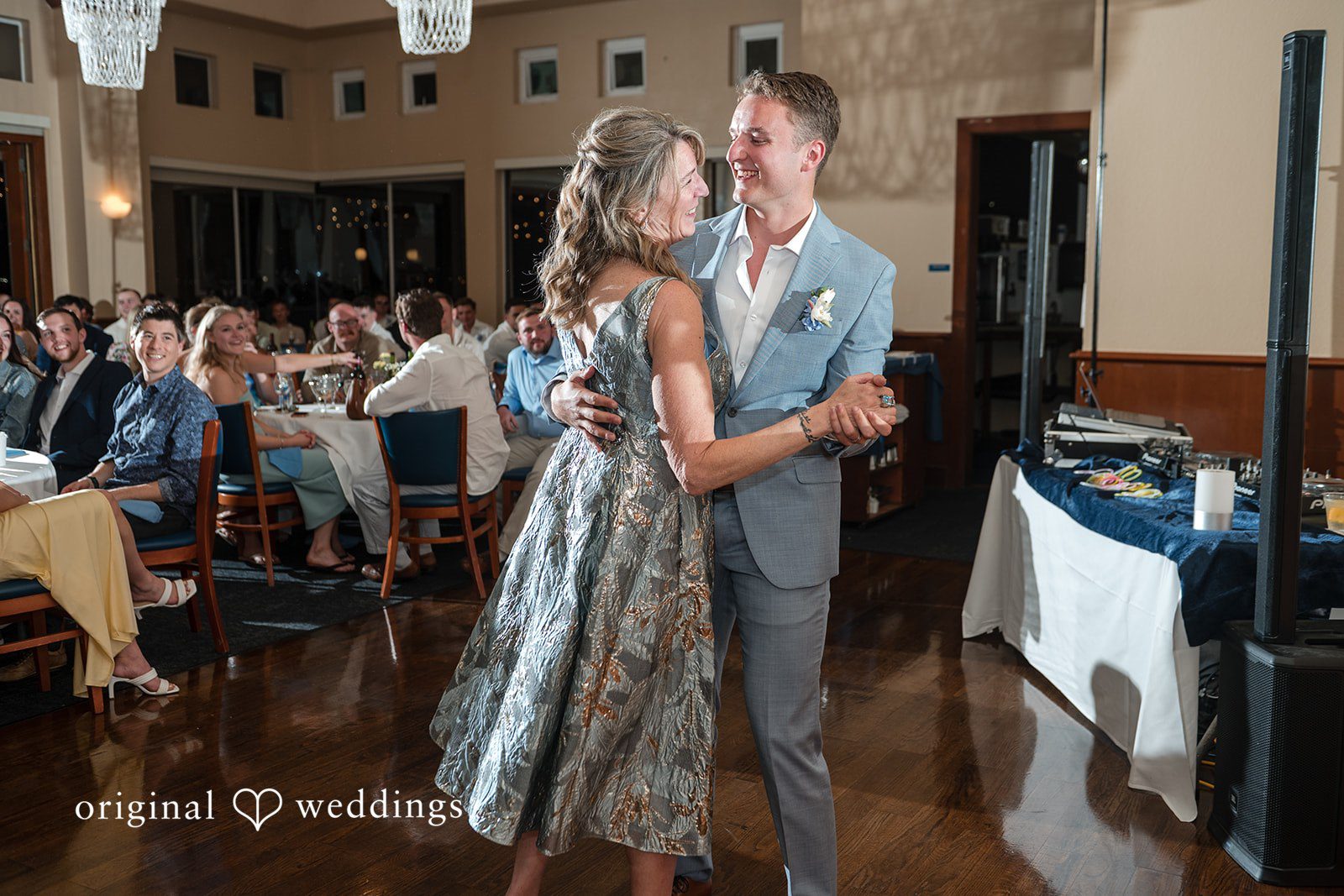 Groom dancing at Colorado Cays Yacht Club