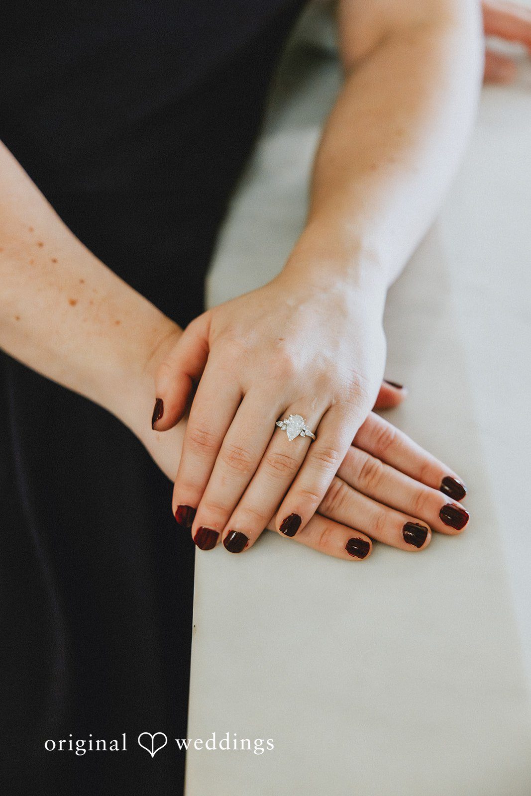 Beautiful engagement ring shot