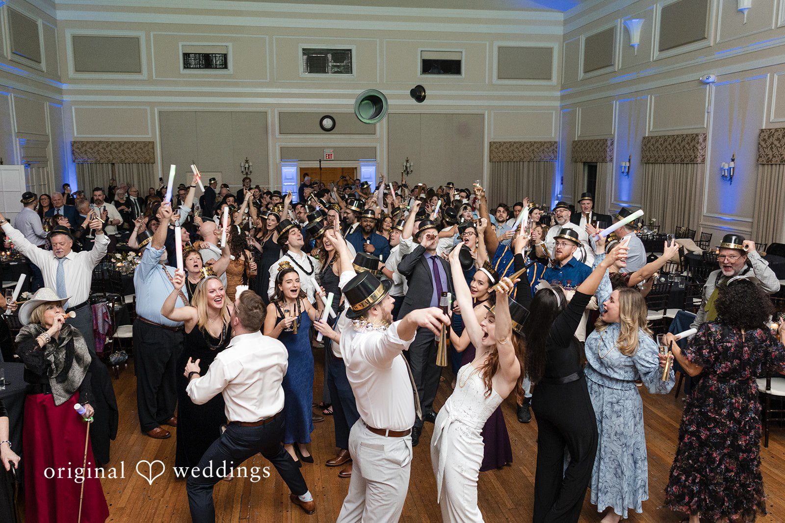 A fun-filled dance floor