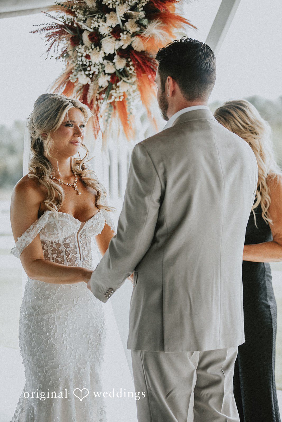 Catalyna + Nik Emotional vow exchange during the ceremony