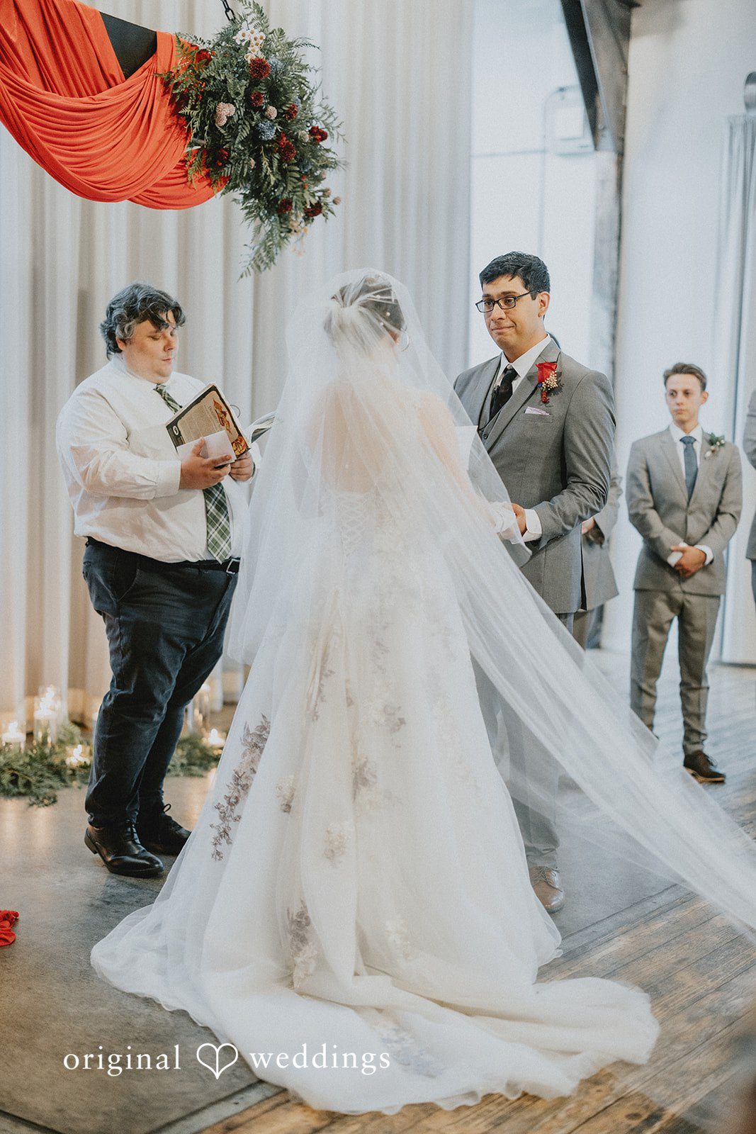 Stefani + Andrew Beautiful wedding ceremony detail