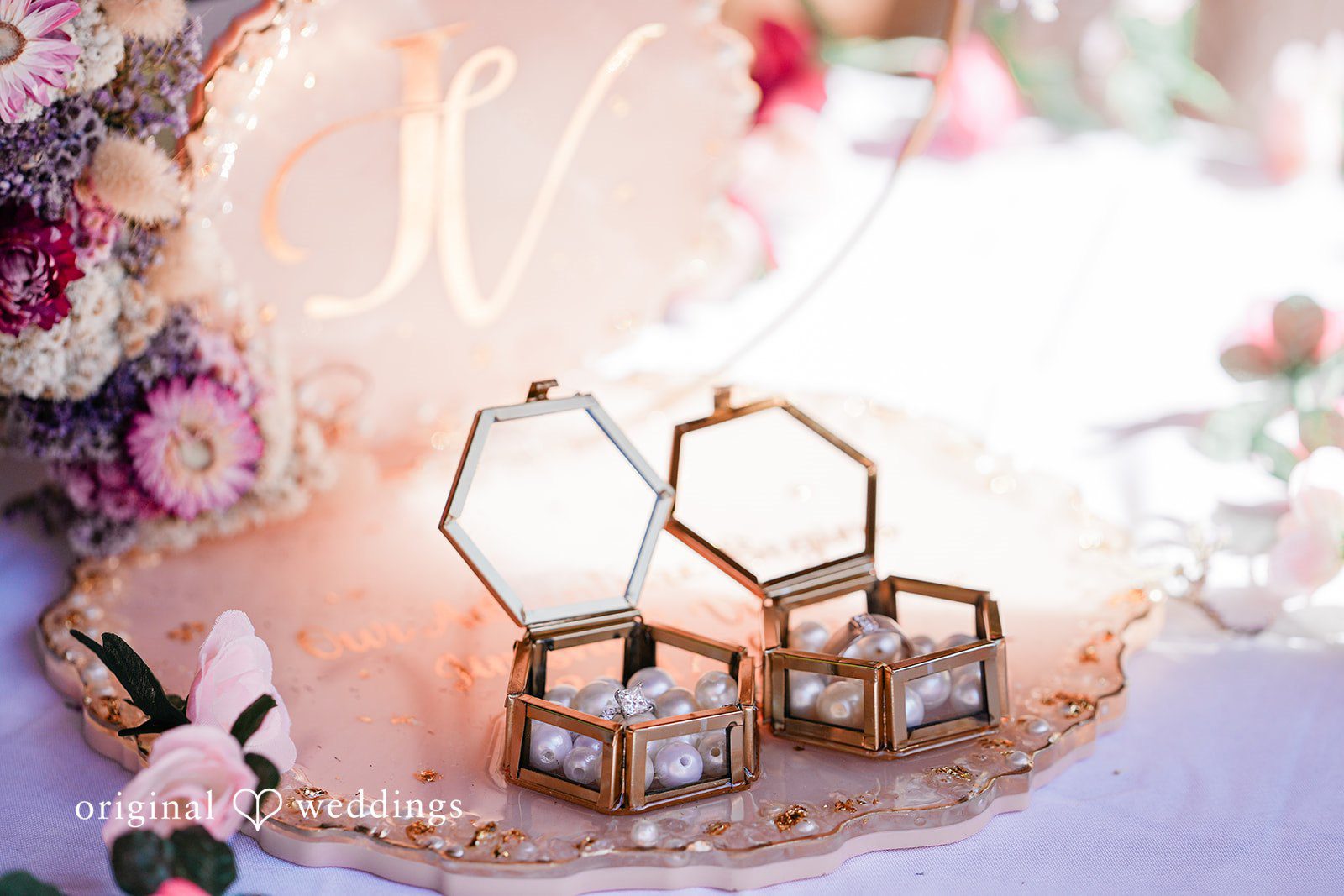 Beautiful wedding rings captured by original weddings