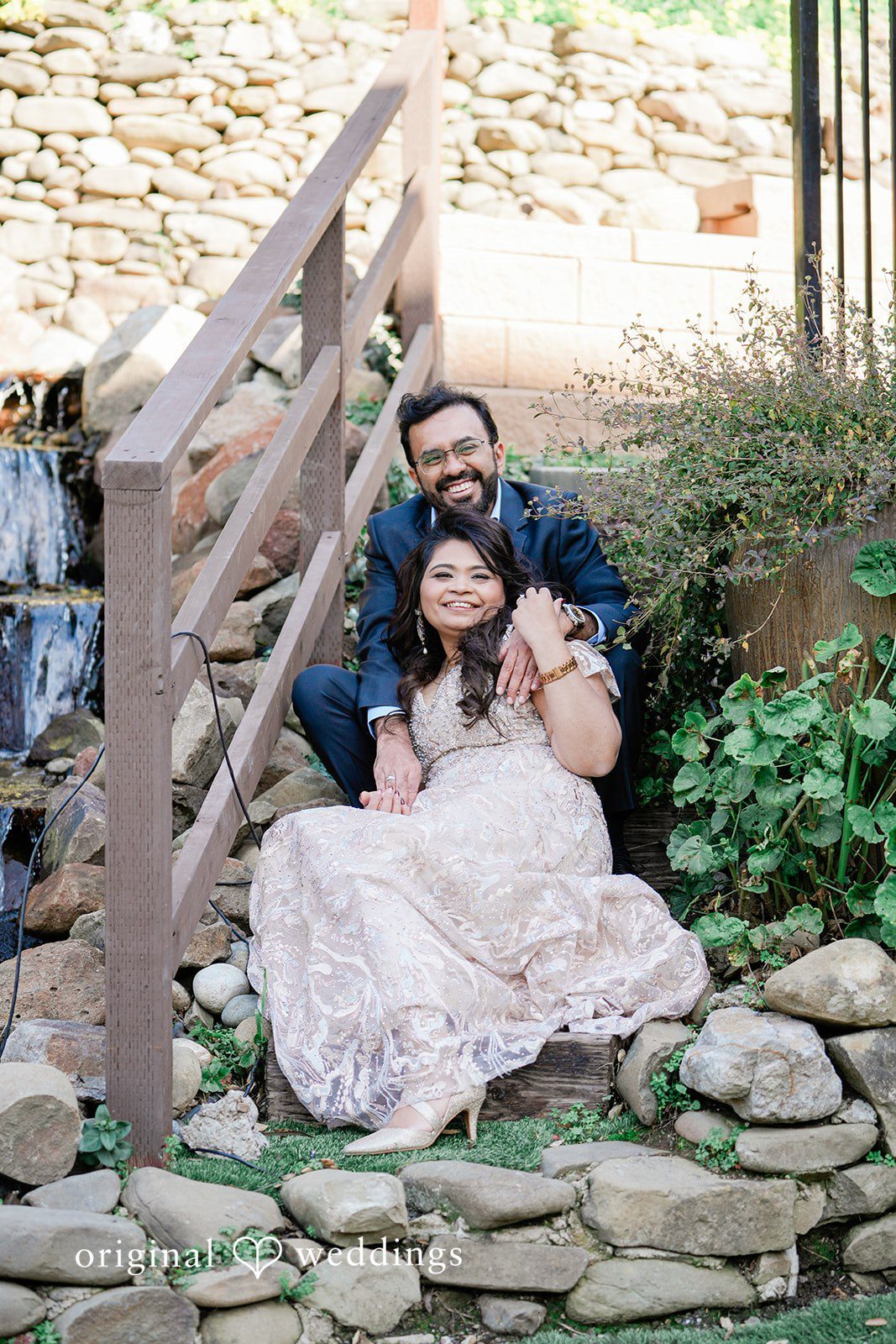 Lovely picture of couple at Elliston Vineyards