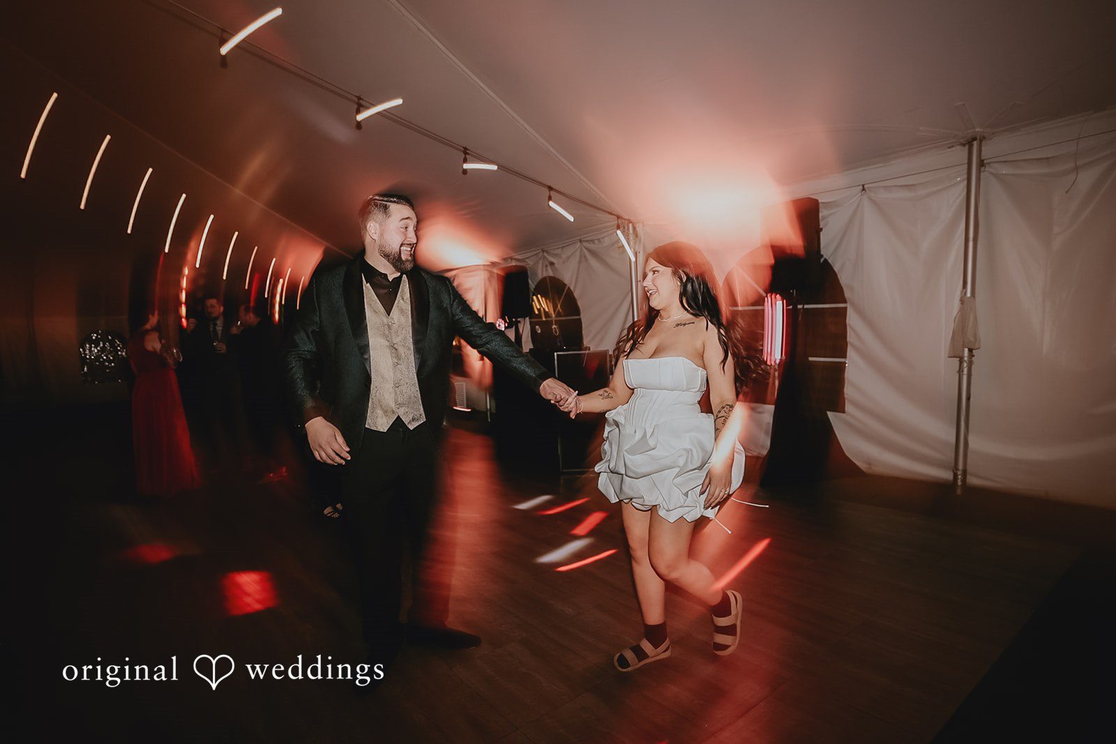 Fun moments of couple at Ethereal Gardens