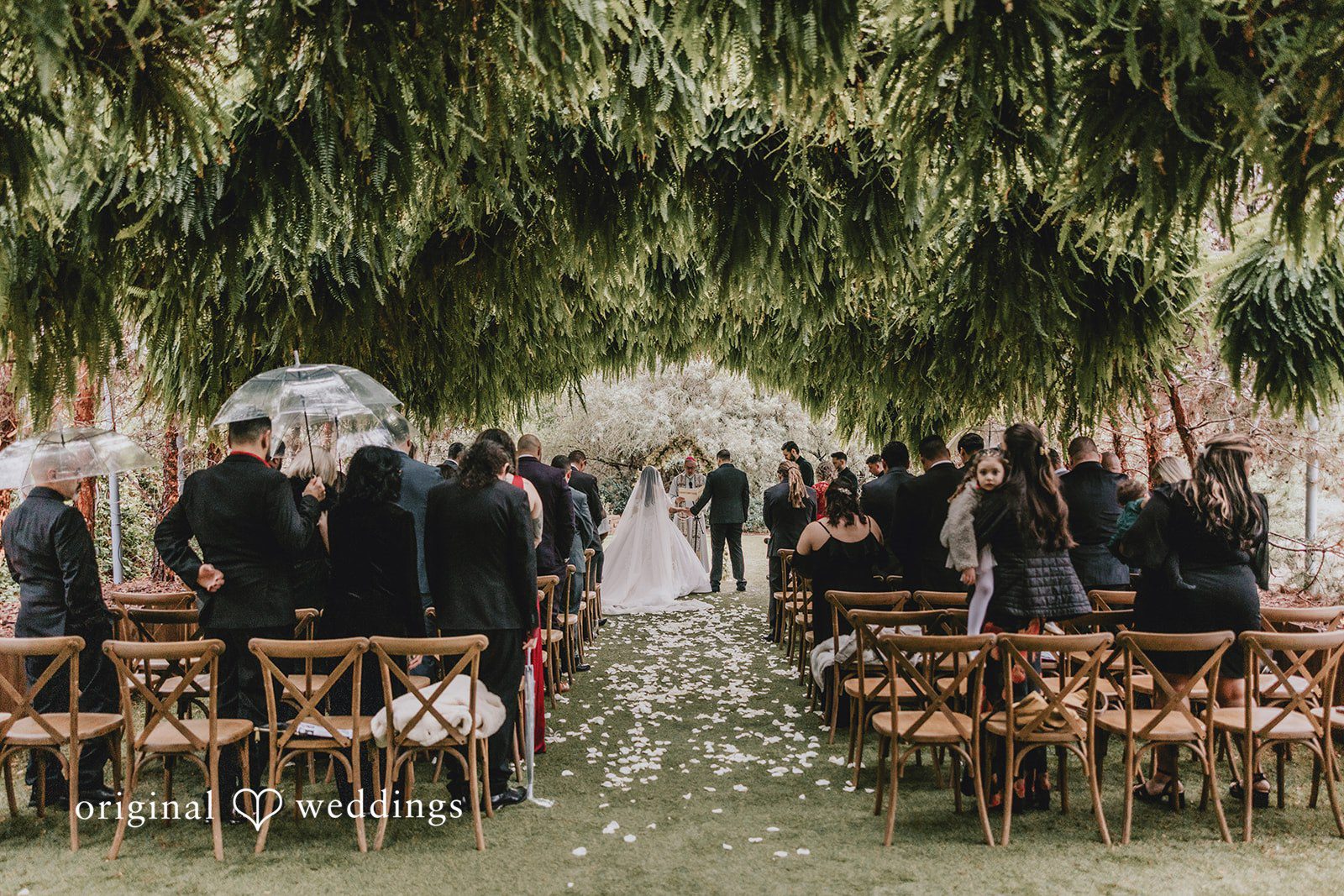 Beautiful picture from ceremony at Ethereal Gardens