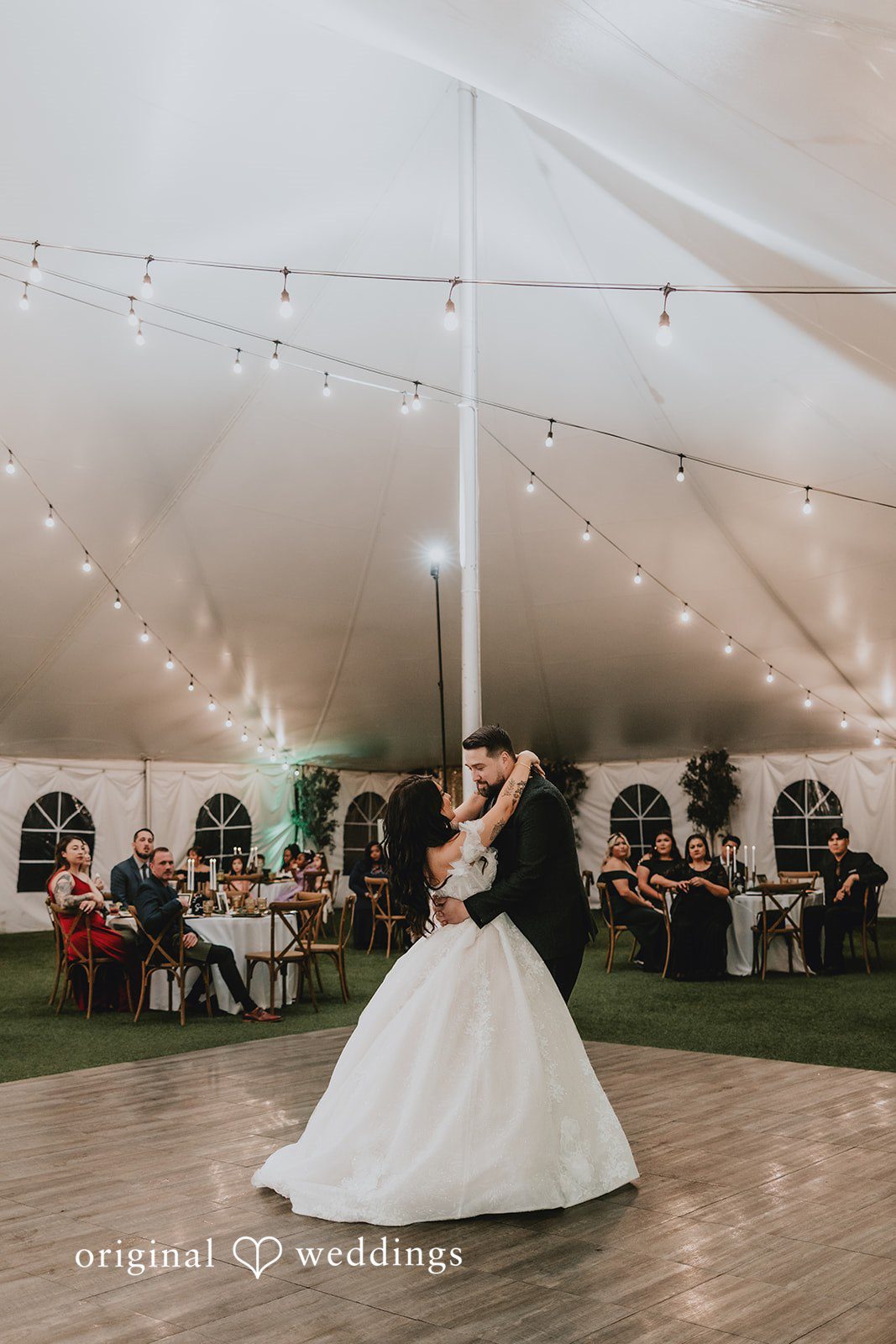 Romantic dance picture of couple