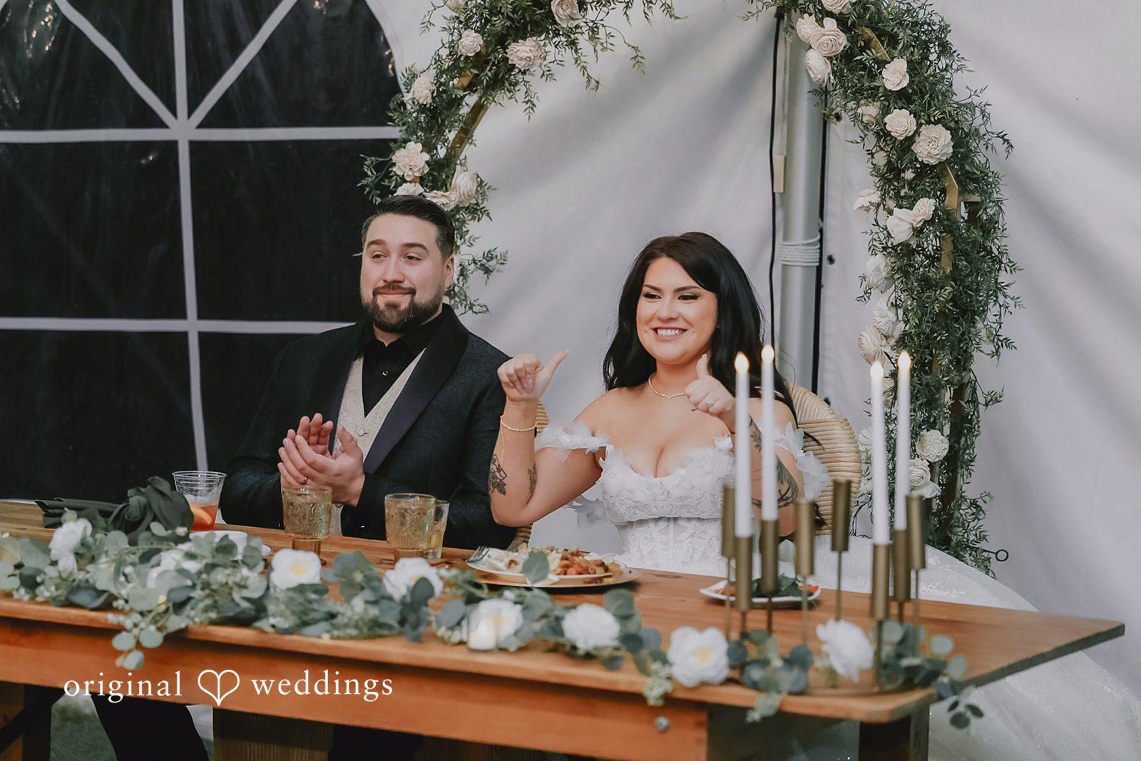 Couple enjoying the celebrations at Ethereal Gardens