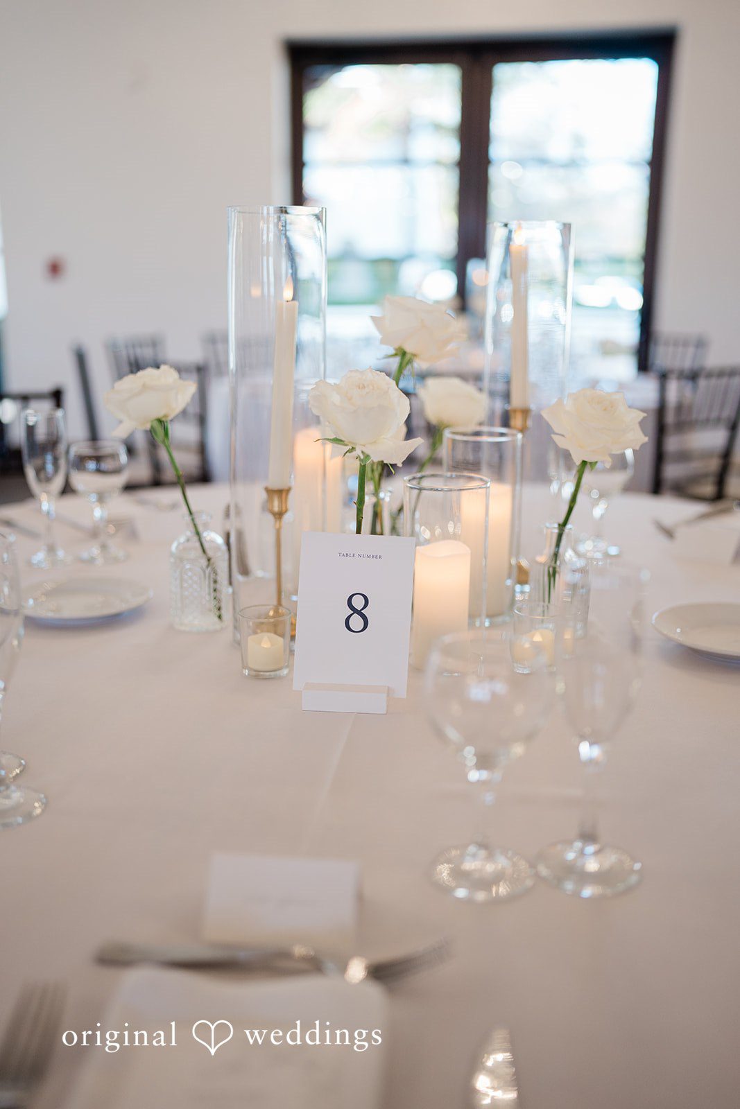 Jinelle + Brett Elegant wedding catering setup at Fallbrook Estate