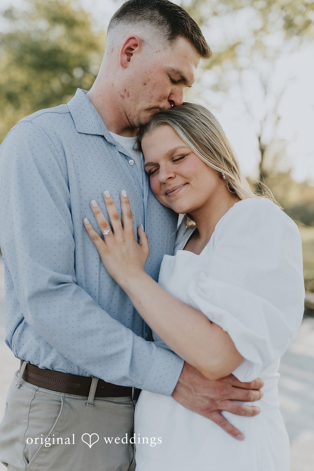 A heartwarming portrait of the couple