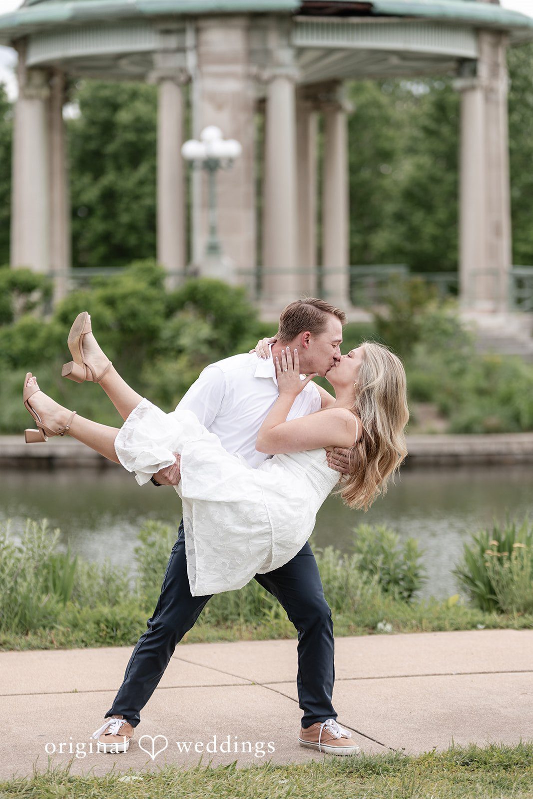 Rhyen + Jacob Couple sharing fun moments during their engagement photos
