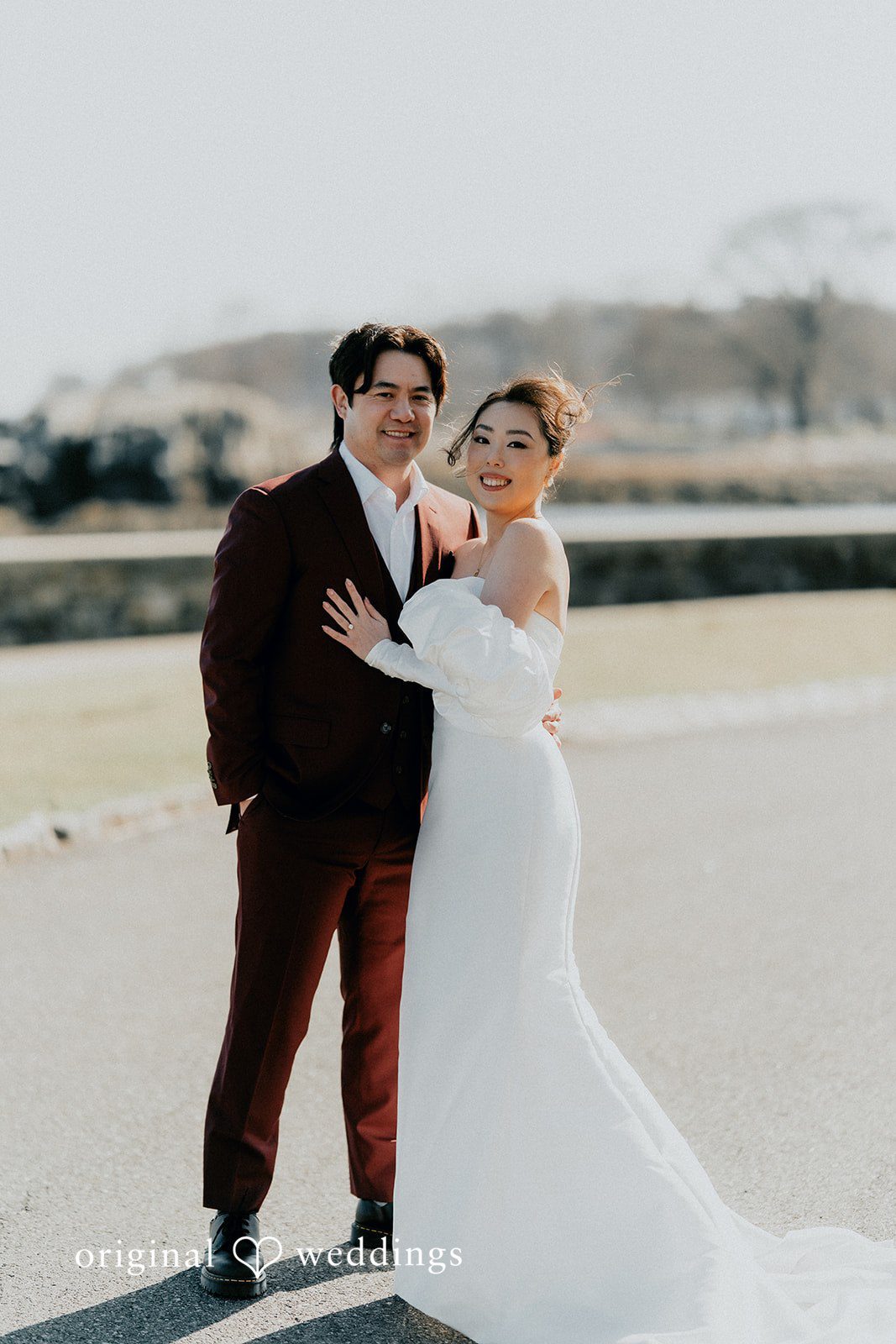 A gorgeous portrait of the couple