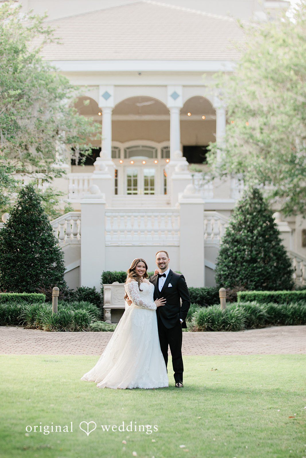A stunning portrait in front of the Golden Ocala Golf & Equestrian Club's building