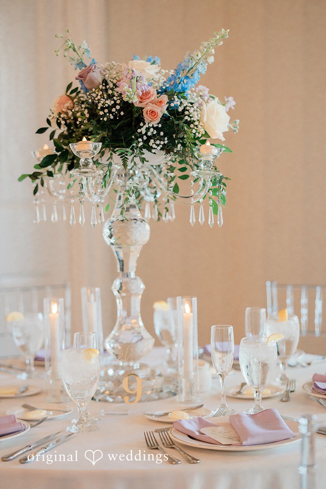 Beautifully decorated table