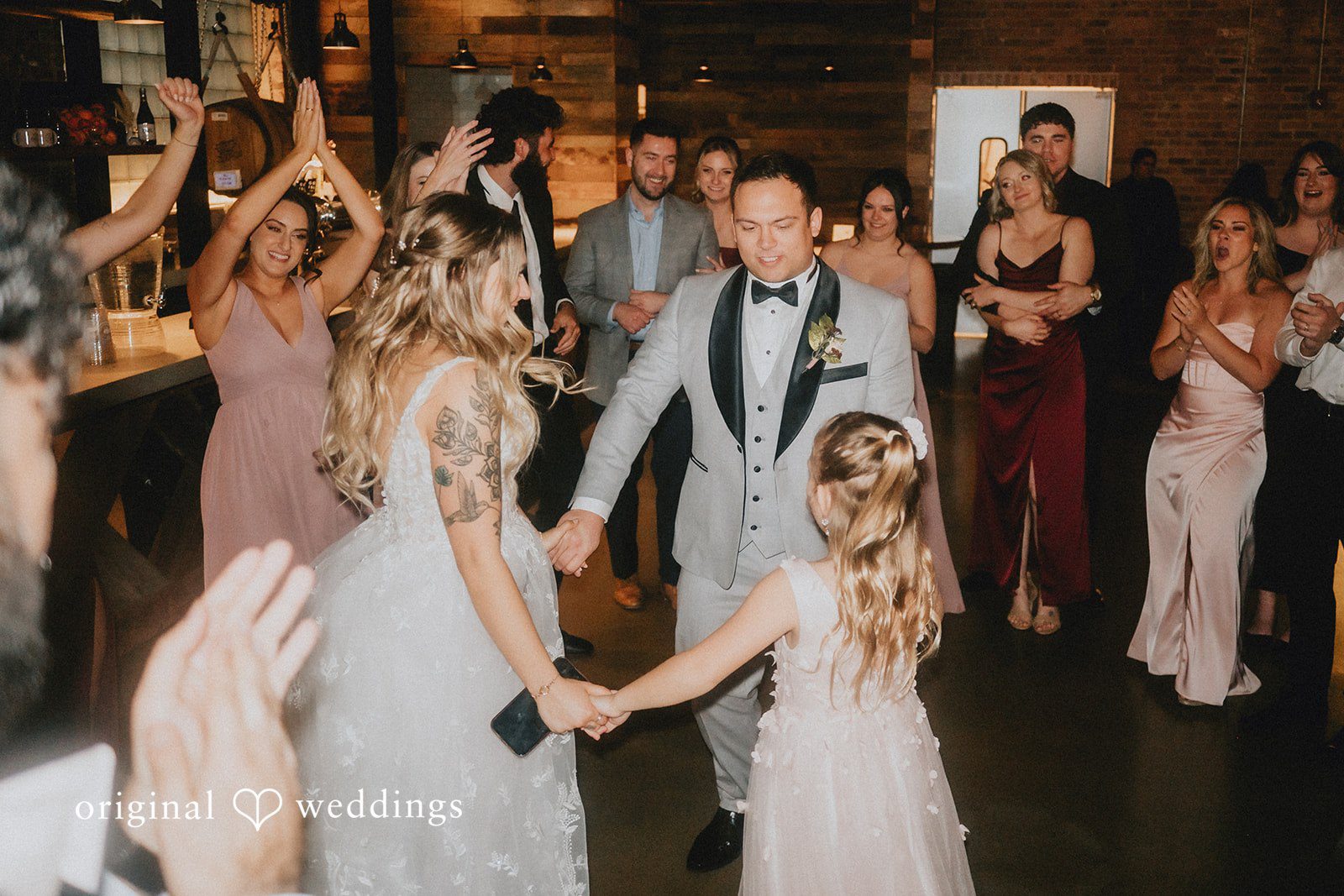 The couple having a joyful time