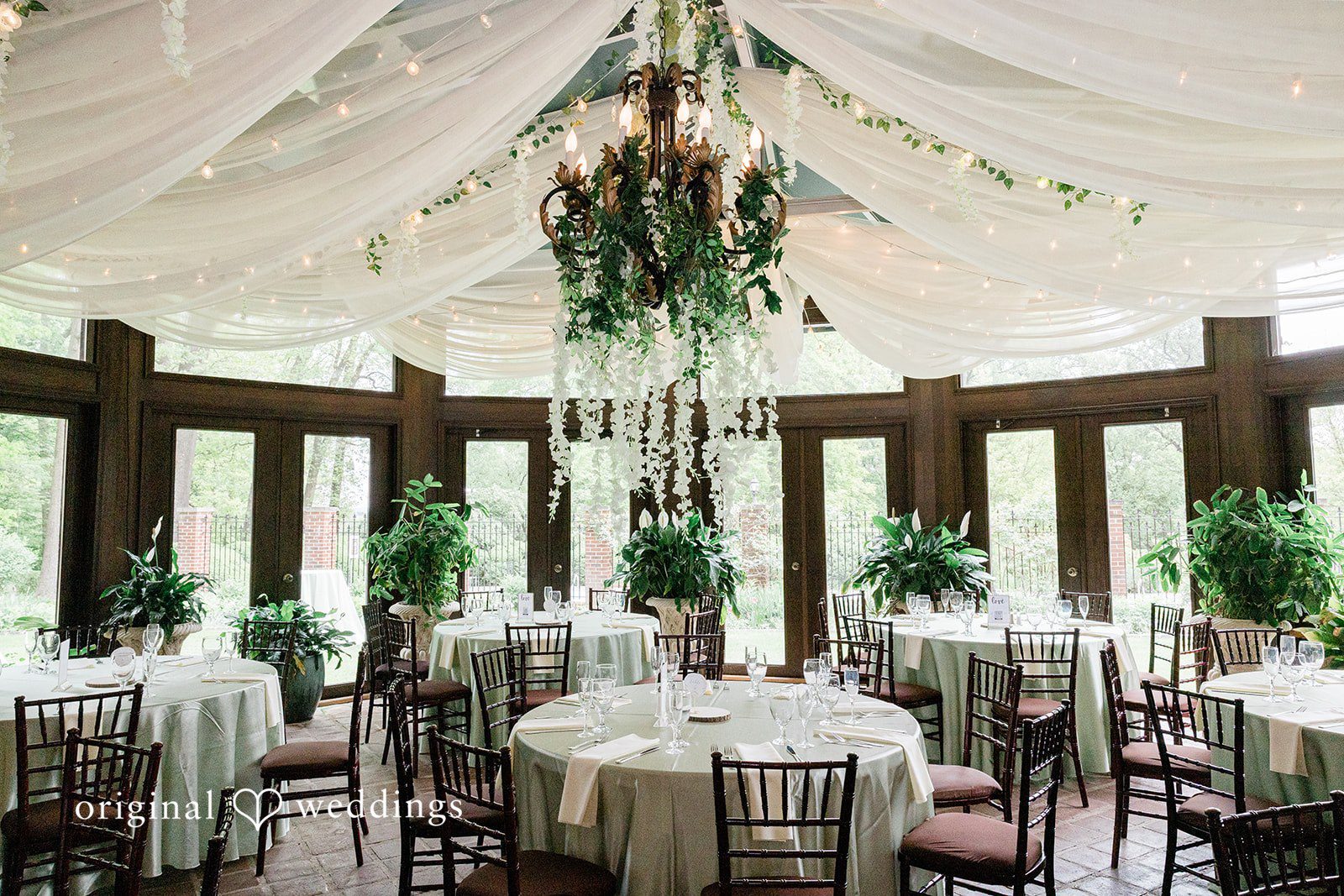 Nicole + Greg Gramercy Mansion Carriage House wedding reception space