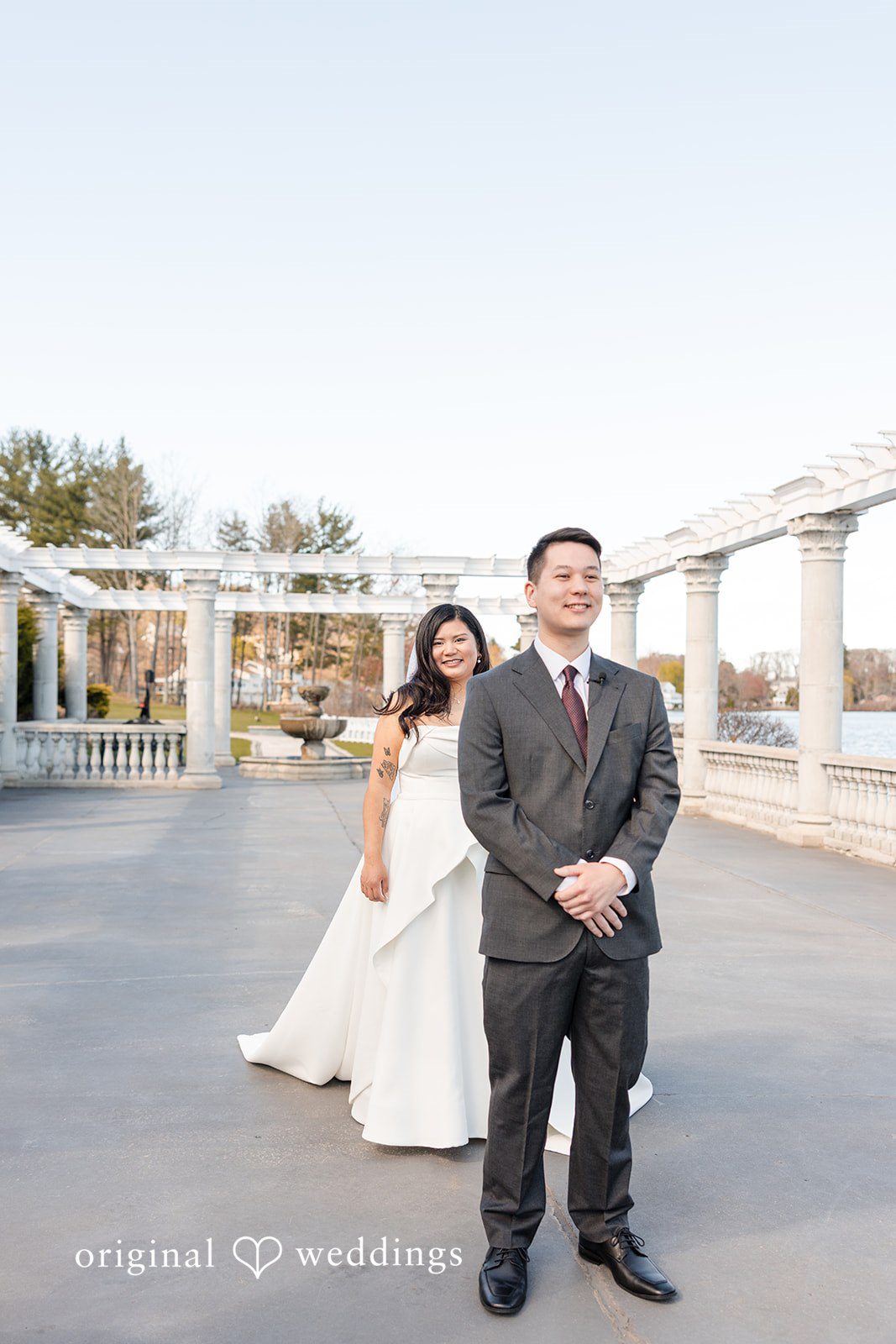 Vanessa + Bryant The bride is about to unveil herself to the groom