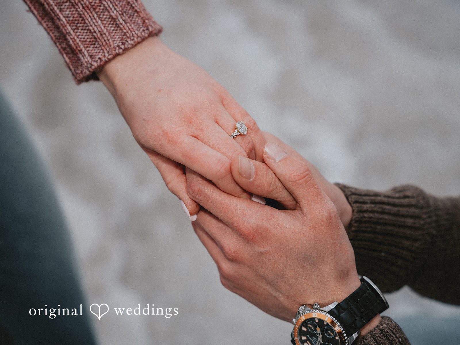 Engagement Photography Services at Grant Park by original weddings capturing the beautiful picture of ring
