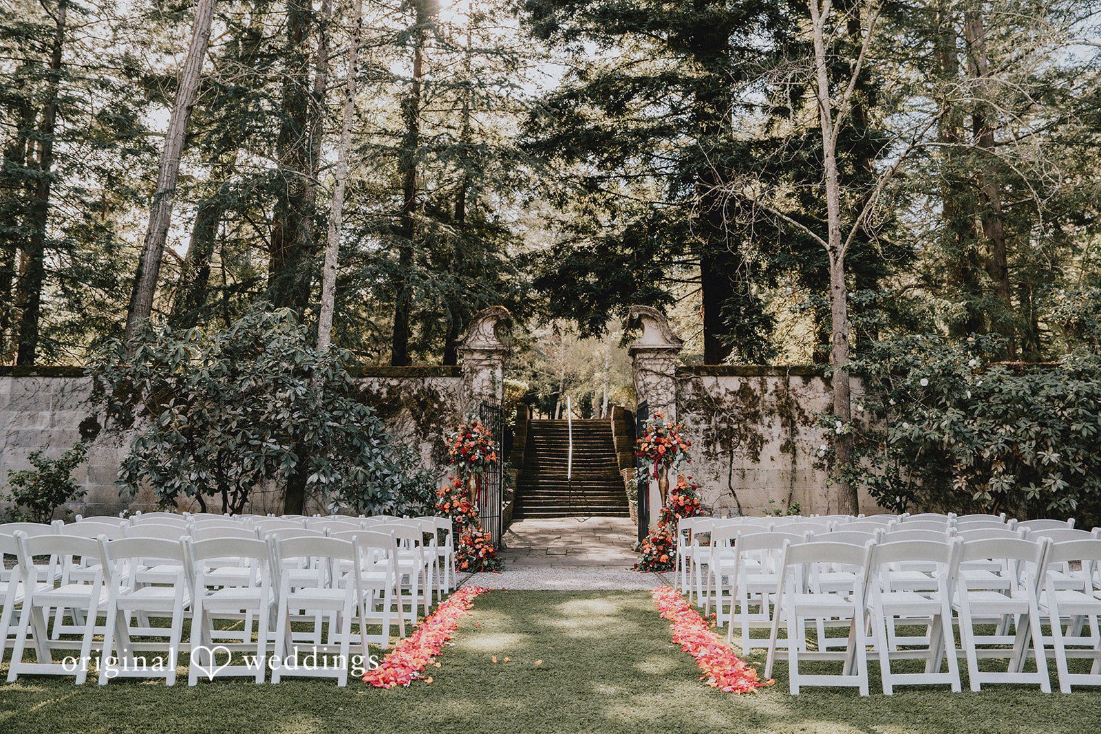 San Francisco wedding photography at Hacienda De Las Flores by original weddings