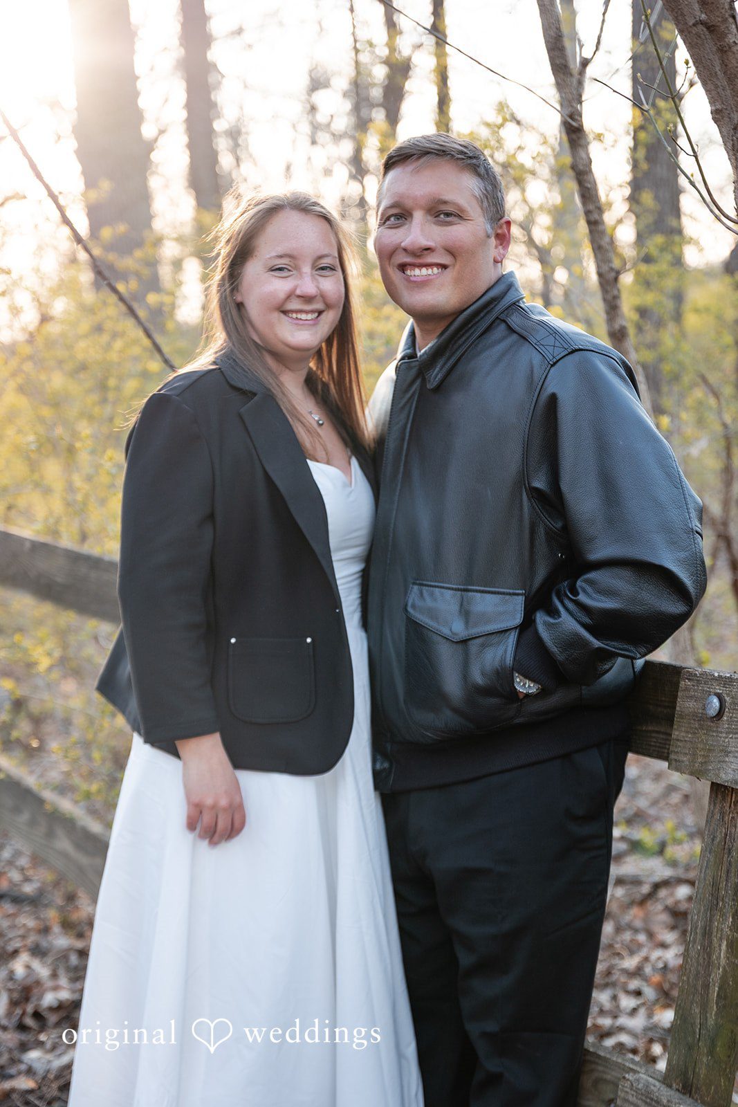 Emotional smile moment captured naturally at Holcomb Gardens