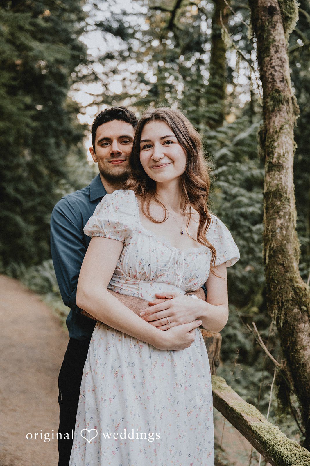 A beautiful portrait of the couple