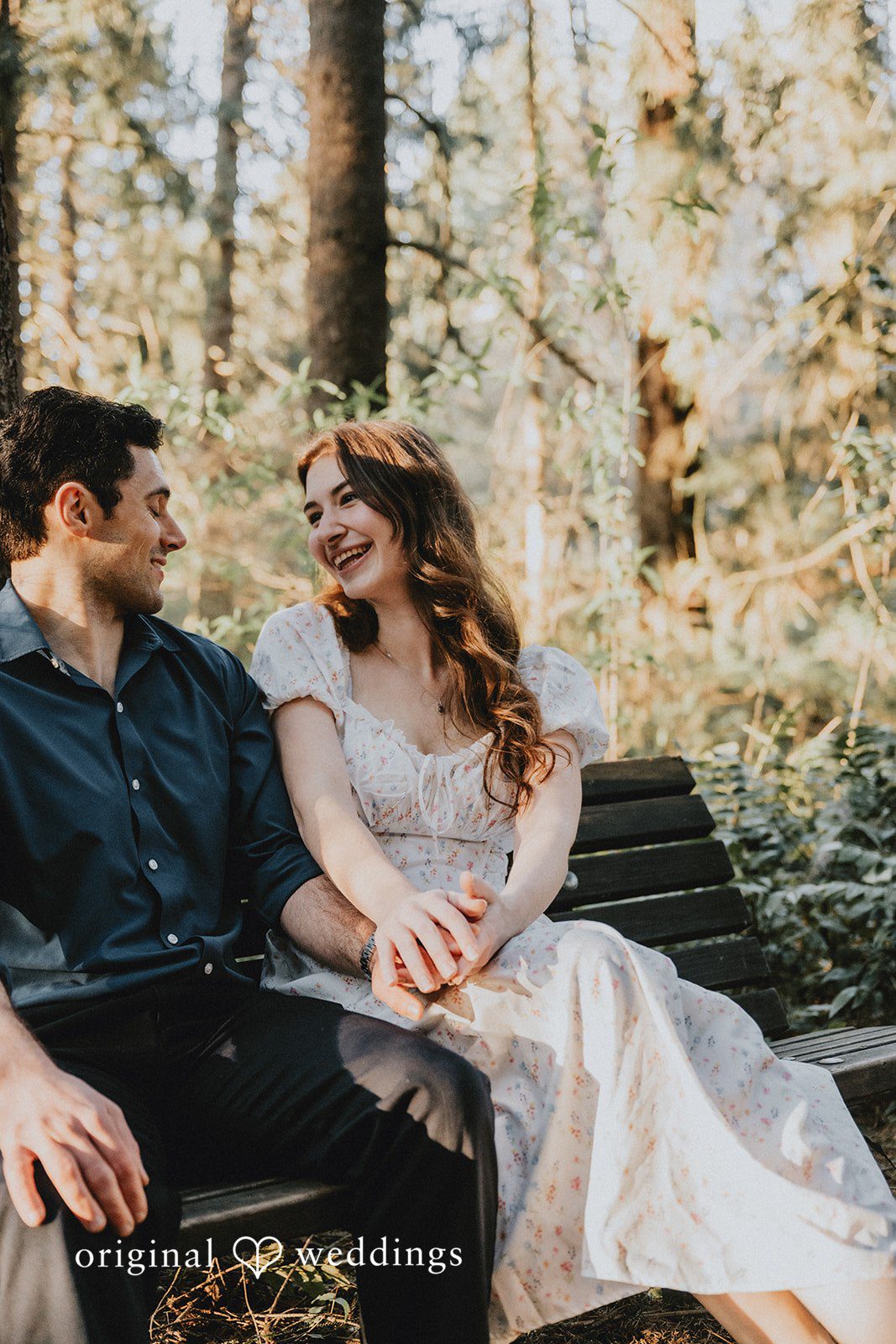The couple all joyful
