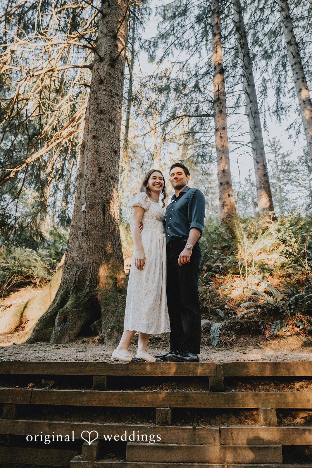 A beautiful portrait of the couple