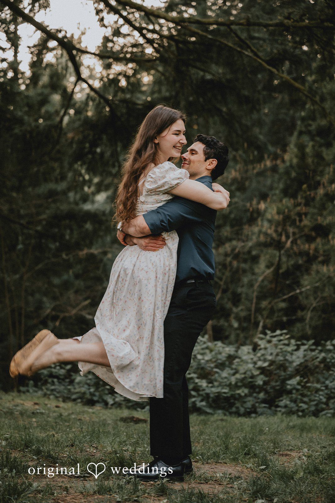 Fun moment at the Hoyt Arboretum's garden
