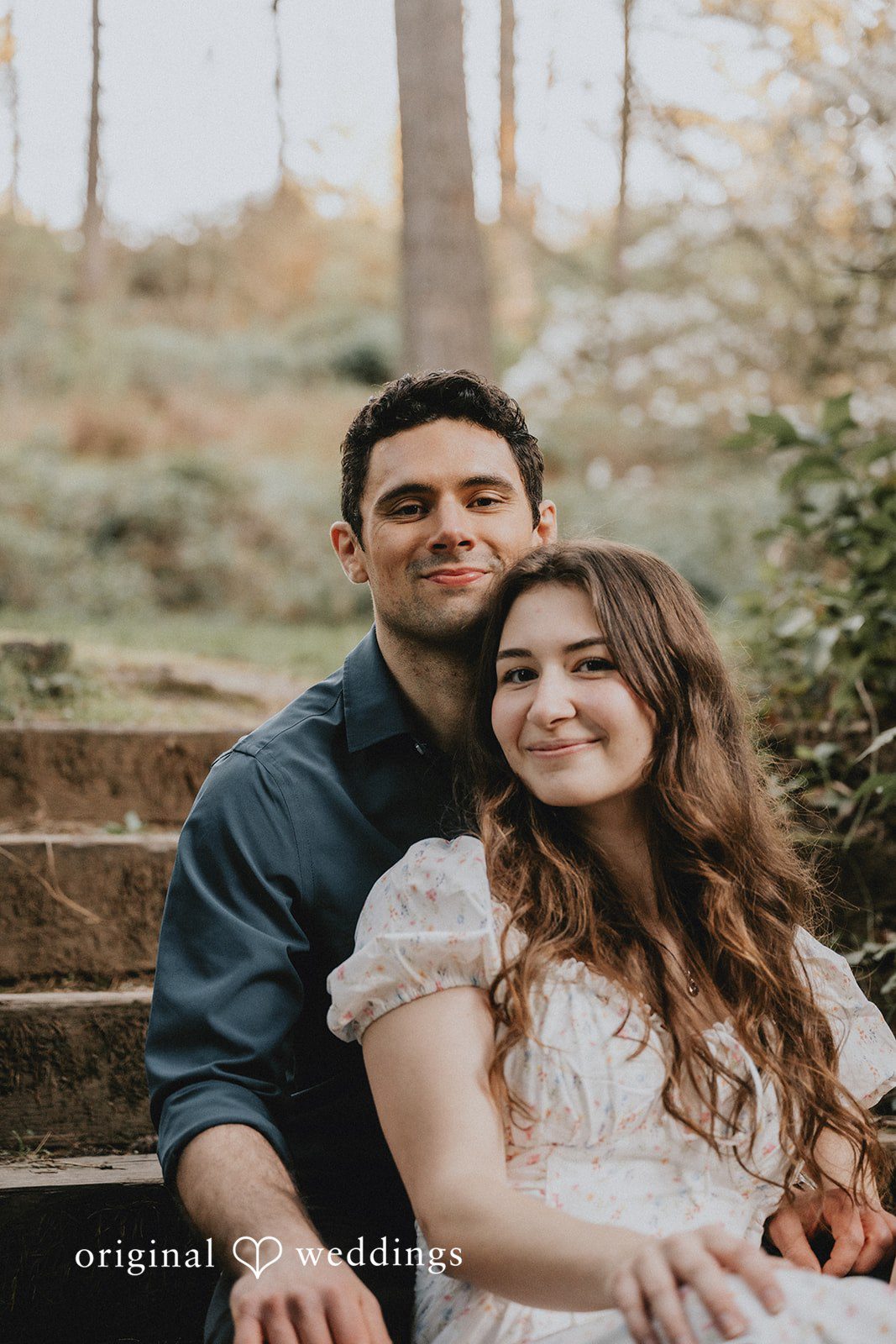 A stunning portrait of the couple