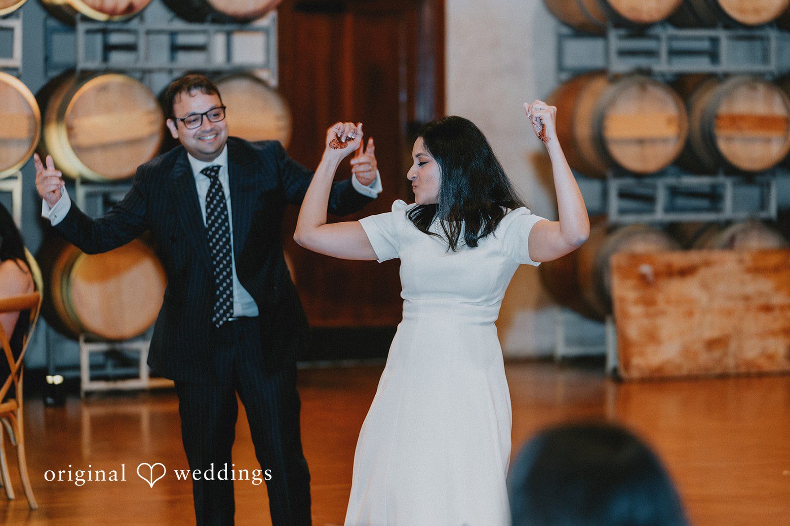 Chandrakant + Sumbul Wedding guests enjoying fun moments during the celebration