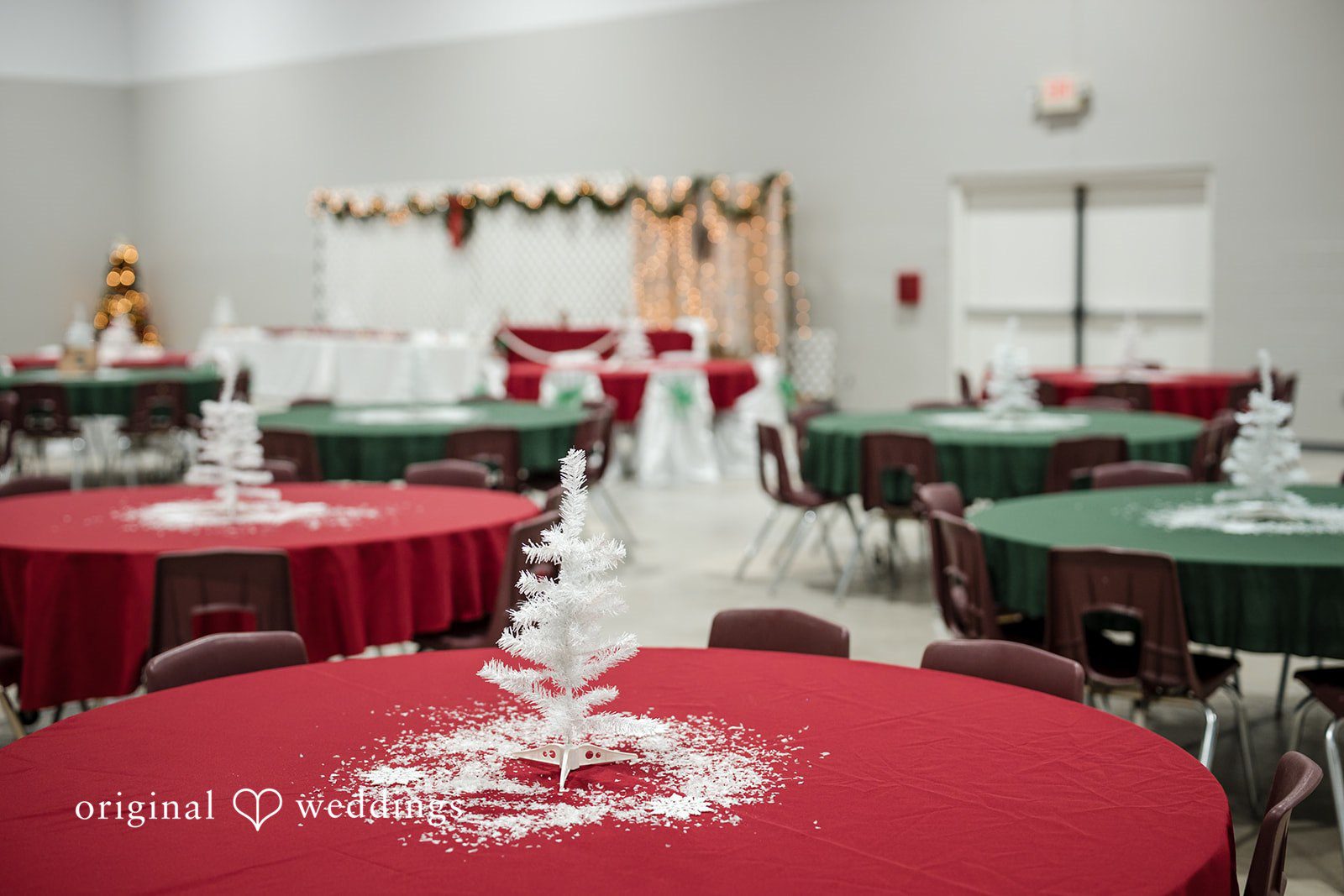 The reception ballroom