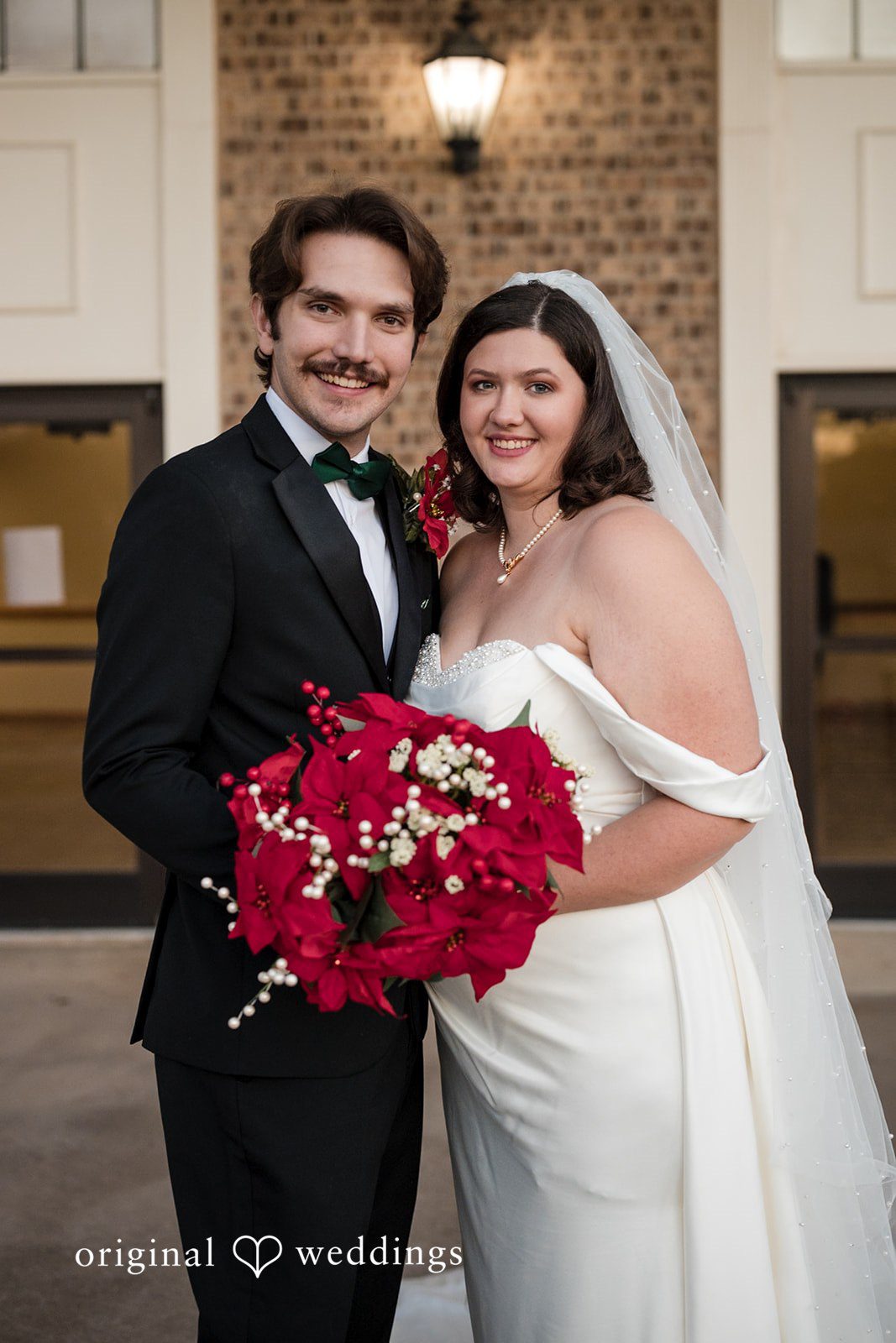 A beautiful portrait of the couple