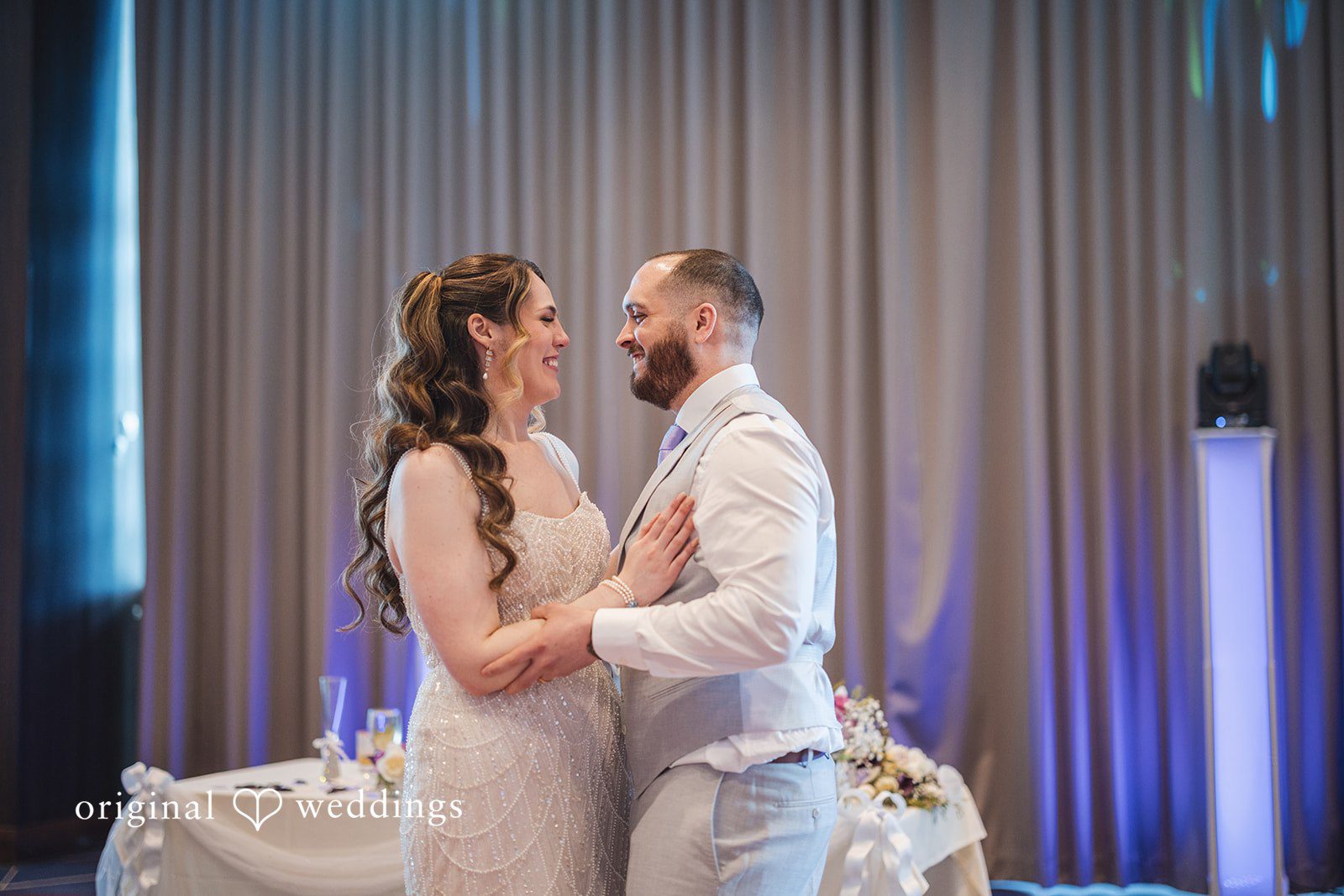 Nicolas + Nicole Couple enjoying fun moments together at the reception