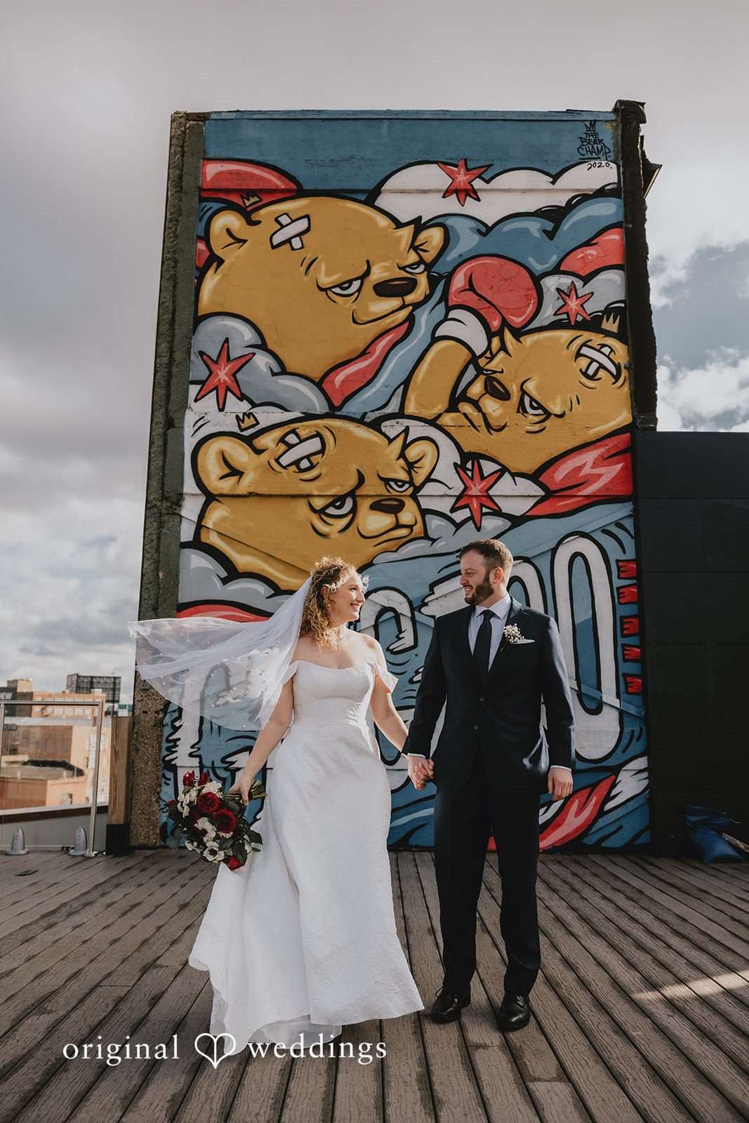 A stunning portrait of the couple that exposes the beauty of Lacuna Lofts