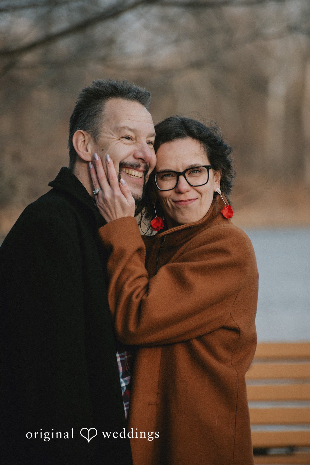A beautiful portrait of the couple