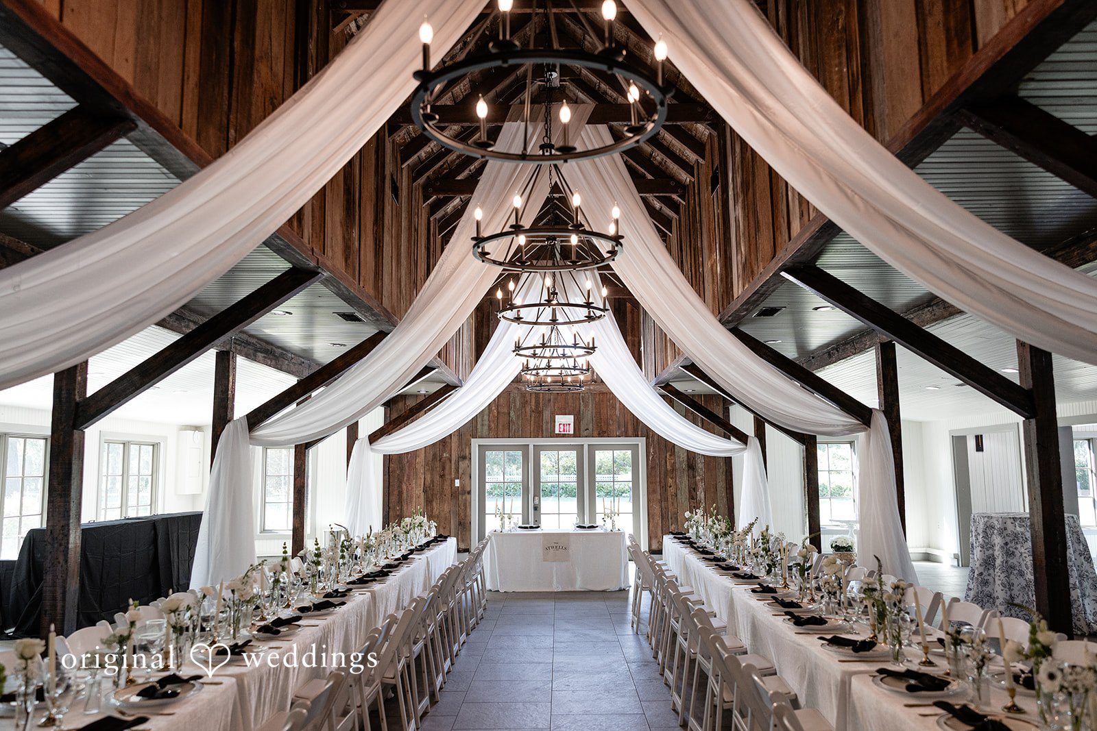The wedding reception hall at Magnolia Plantation and Gardens