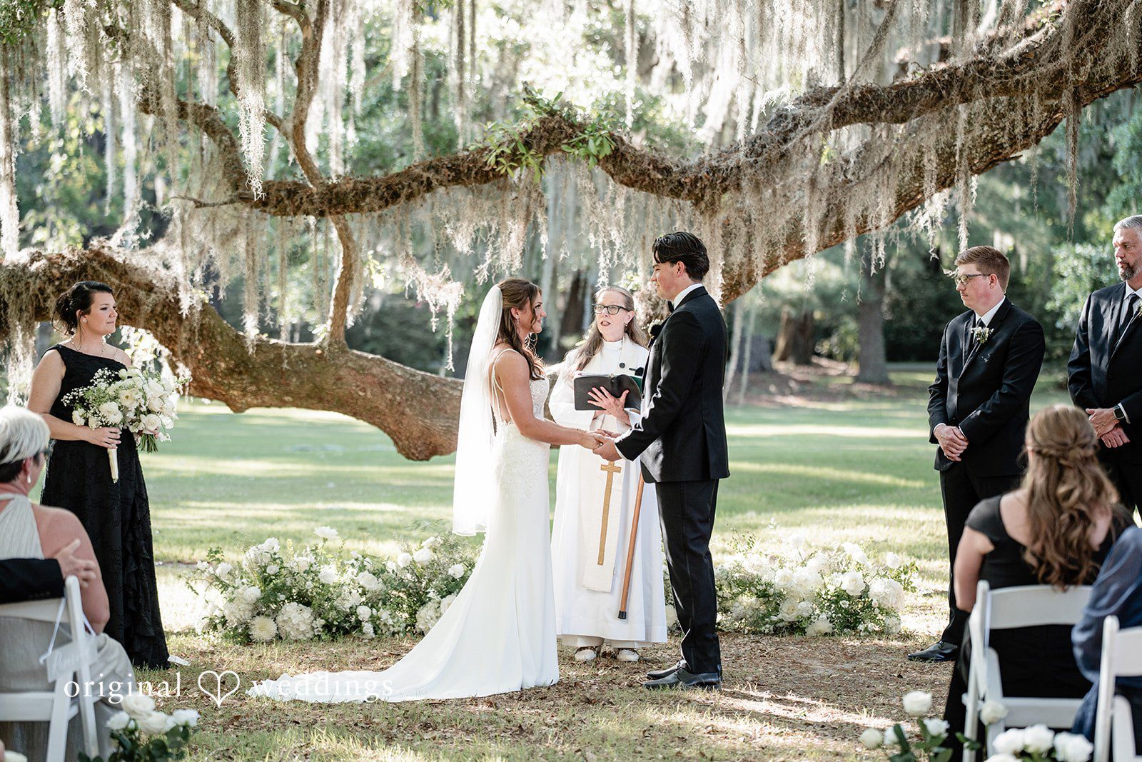 Our Charleston wedding photographers captured the moment the couple exchanged marital vows