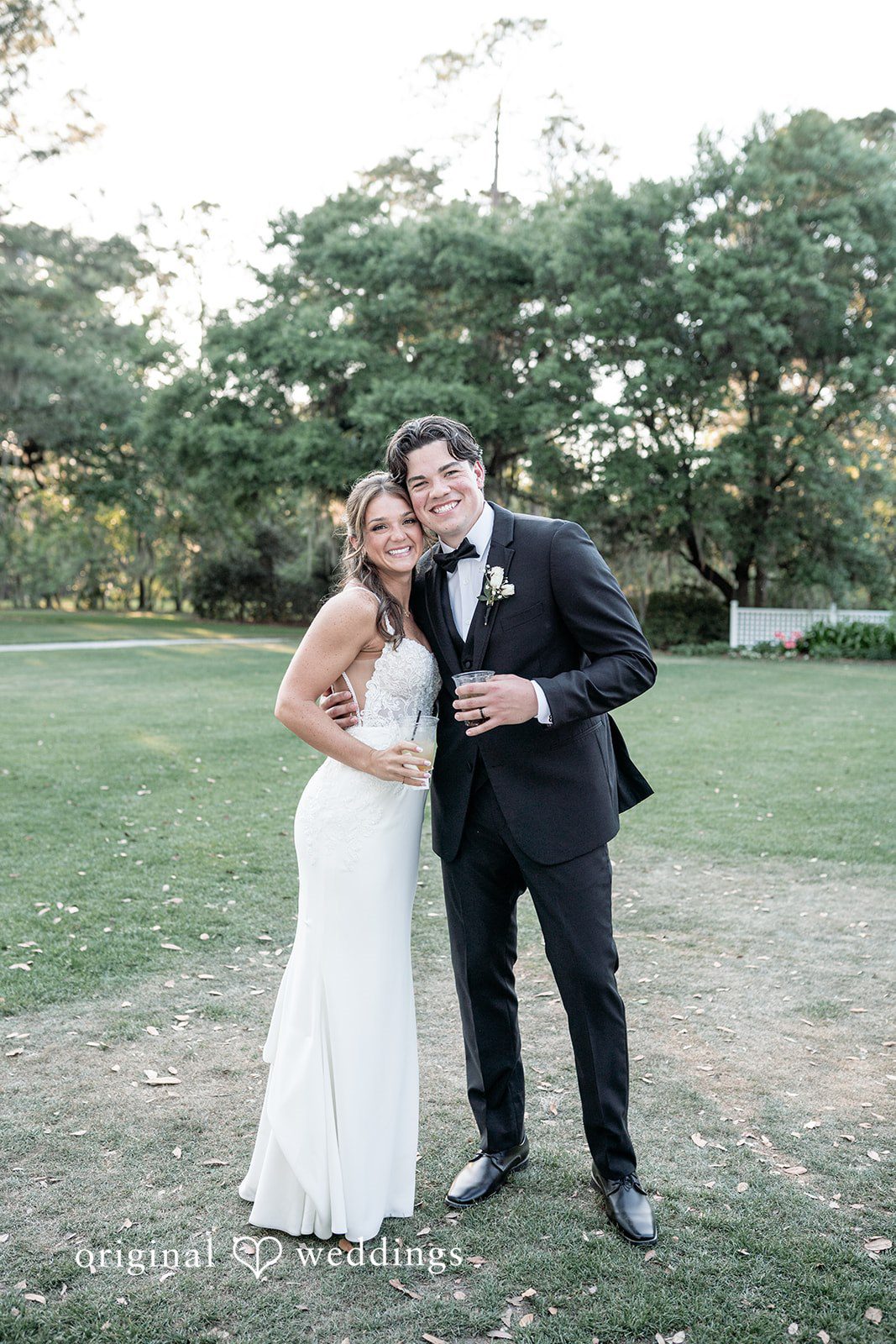 A stunning portrait of the couple