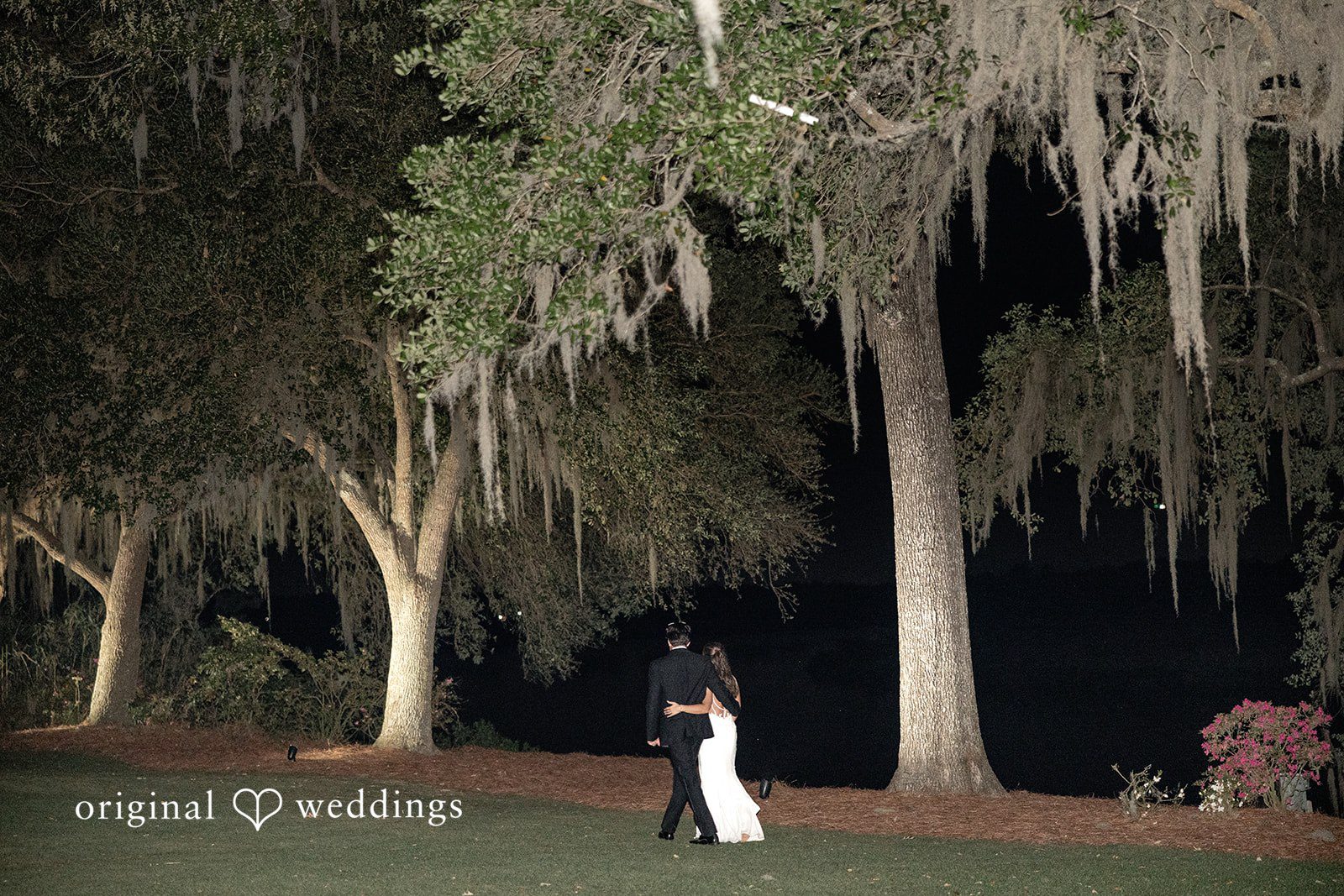 A night portrait exposing the beauty of Magnolia Plantation and Gardens