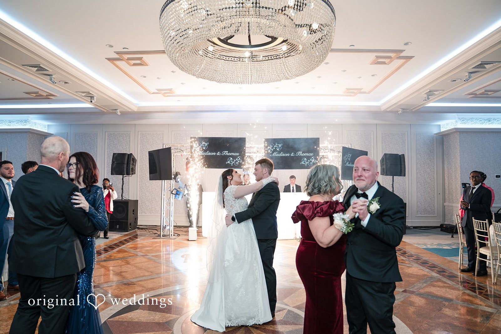 Romantic dance picture of couple