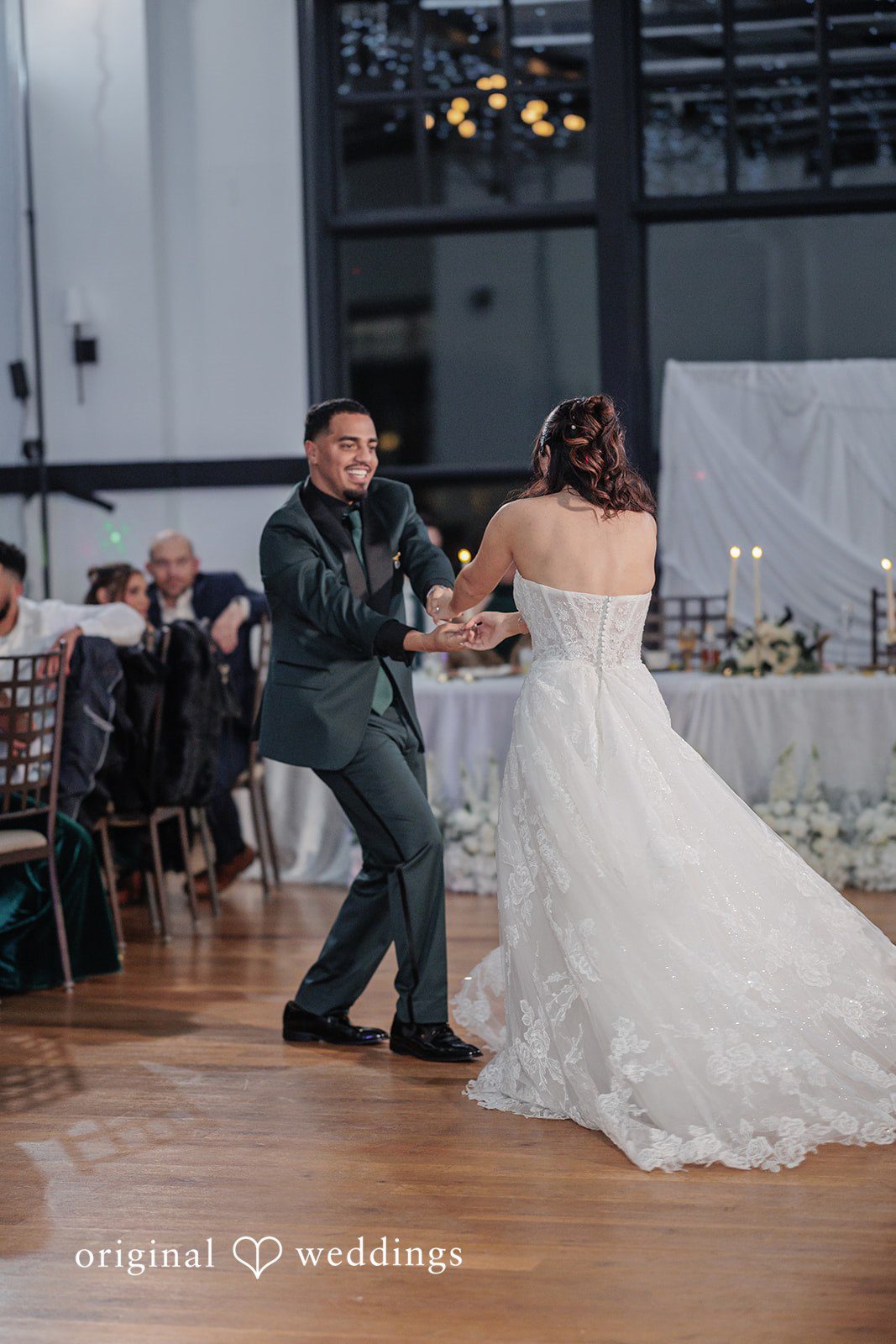 Cassandra + Benjamin The couple takes their first dance
